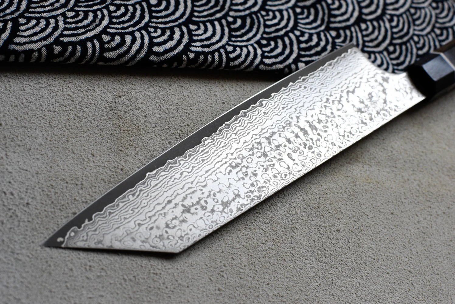 Suncraft VG-10 Bunka - Siyah Damascus 200mm