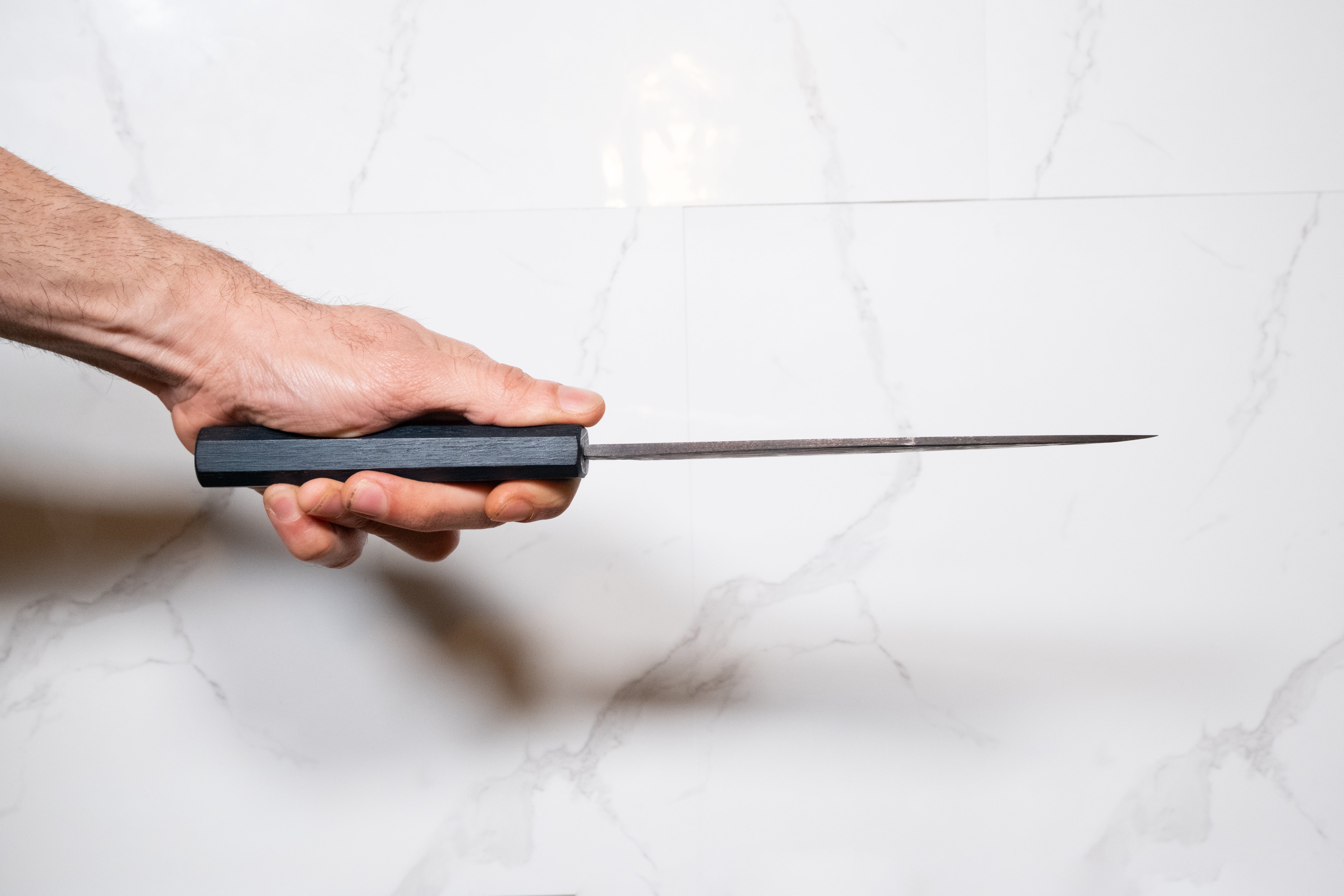 Itsuo Doi Shirogami #3 Funayuki - Siyah Tsuchime (Indigo)