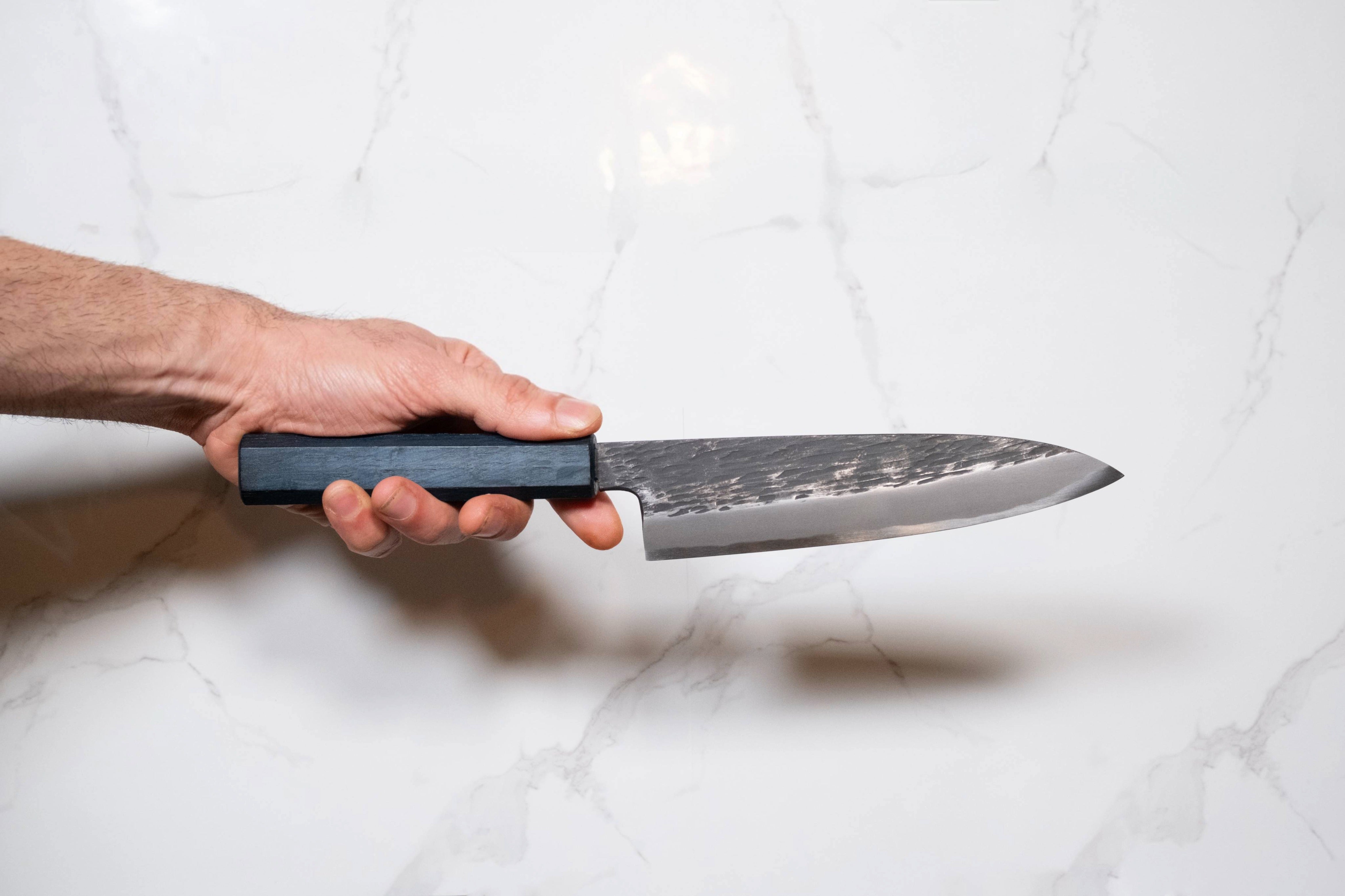 Itsuo Doi Shirogami #3 Funayuki - Siyah Tsuchime (Indigo)