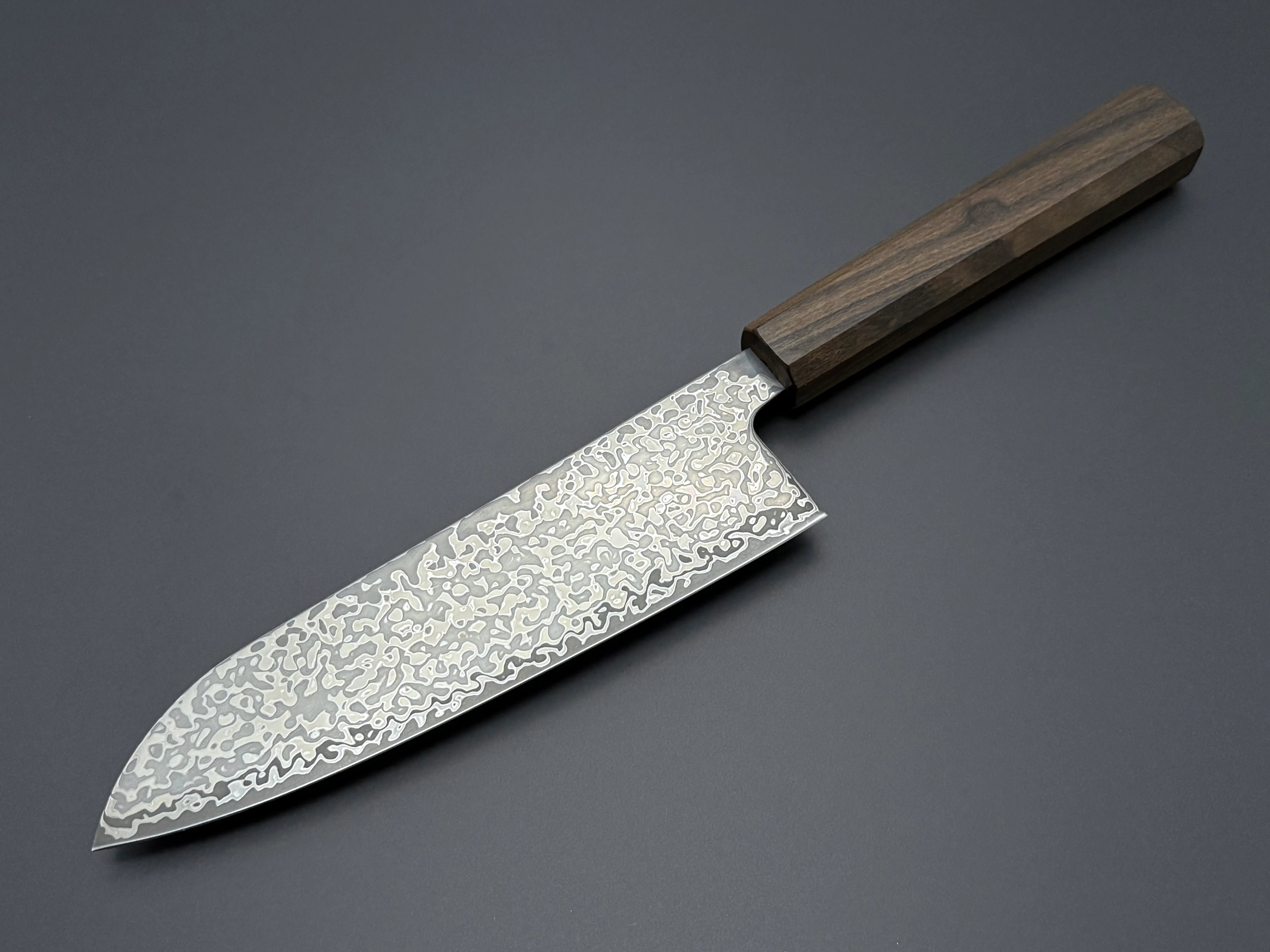 Hatsukokoro Hikari SLD Santoku - Damascus 170mm