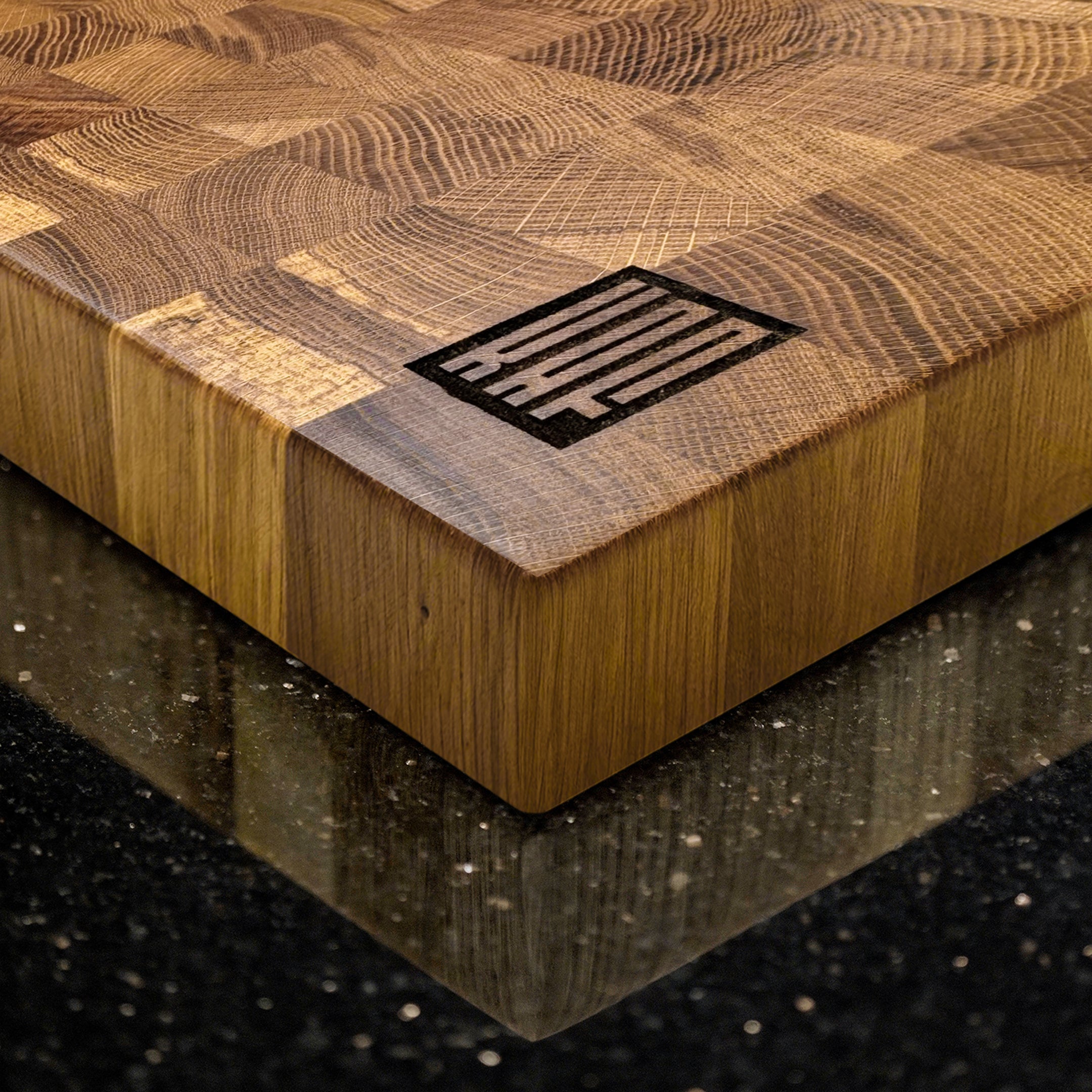 End Grain Kesme Tahtası - Meşe