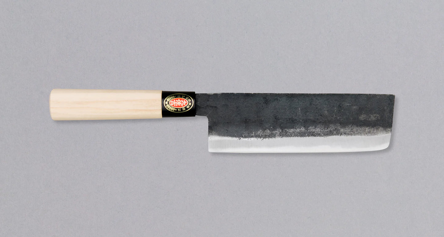 Yoshida Hamono SUJ-2 Nakiri Takefu - Kurouchi 165mm