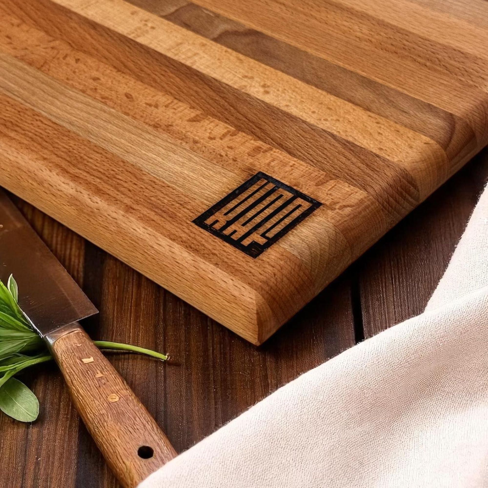 Edge Grain Kesme Tahtası - Kayın