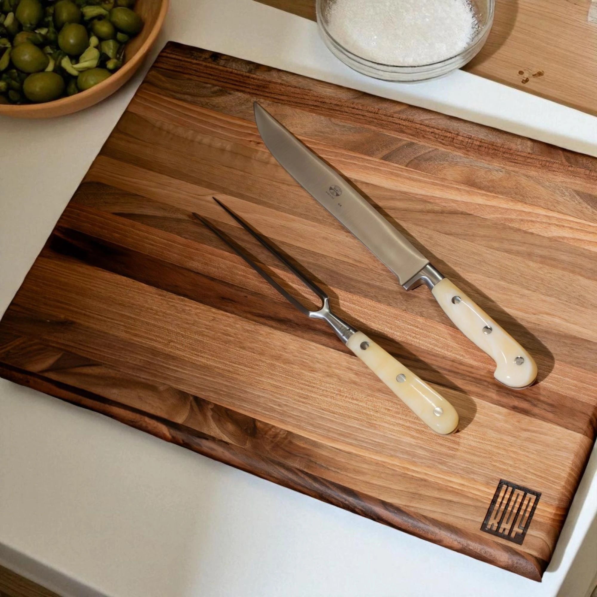 Edge Grain Kesme Tahtası - Ceviz