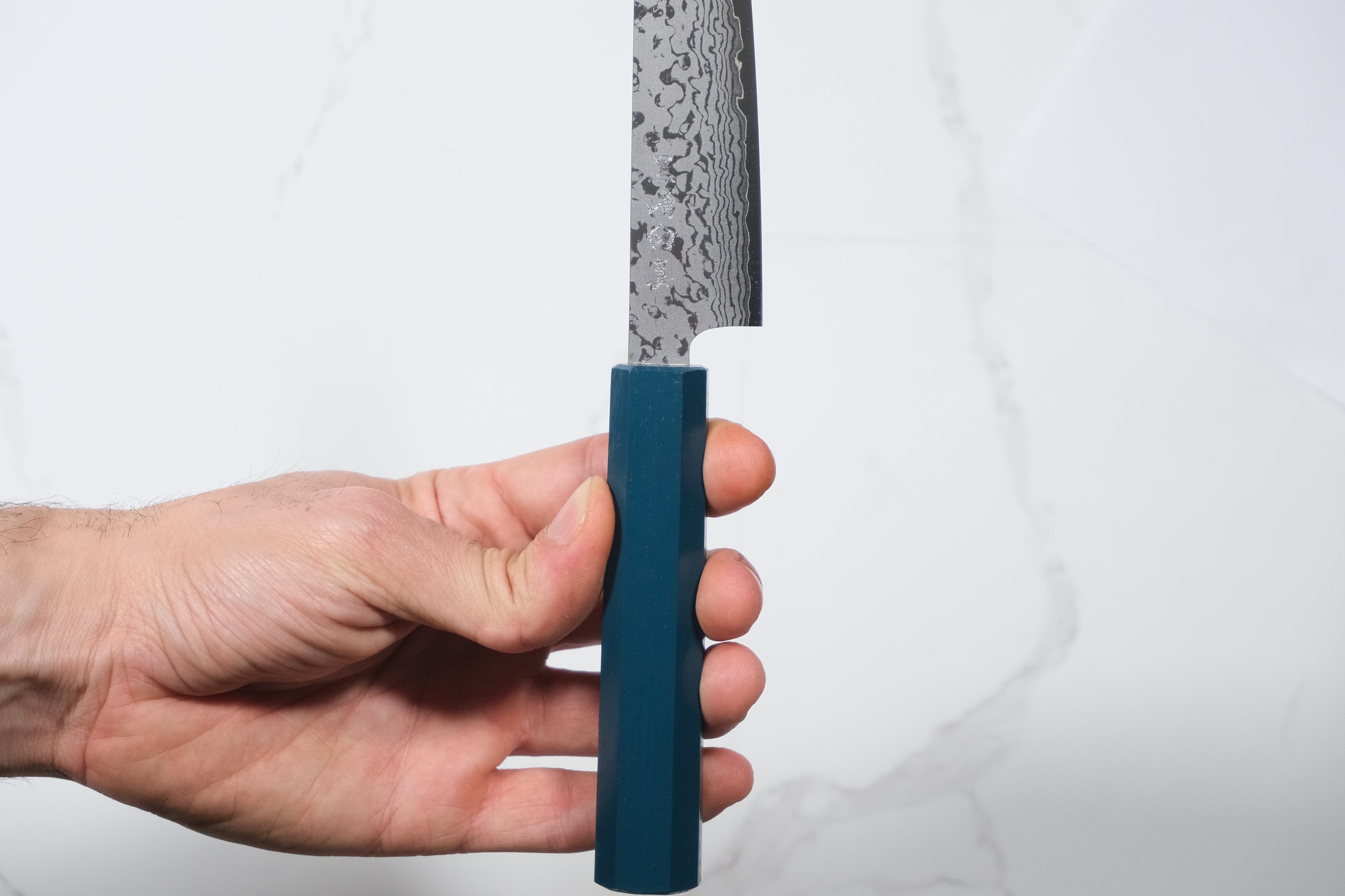 Makoto Kurosaki VG-7 Petty - Damascus Tsuchime 135mm