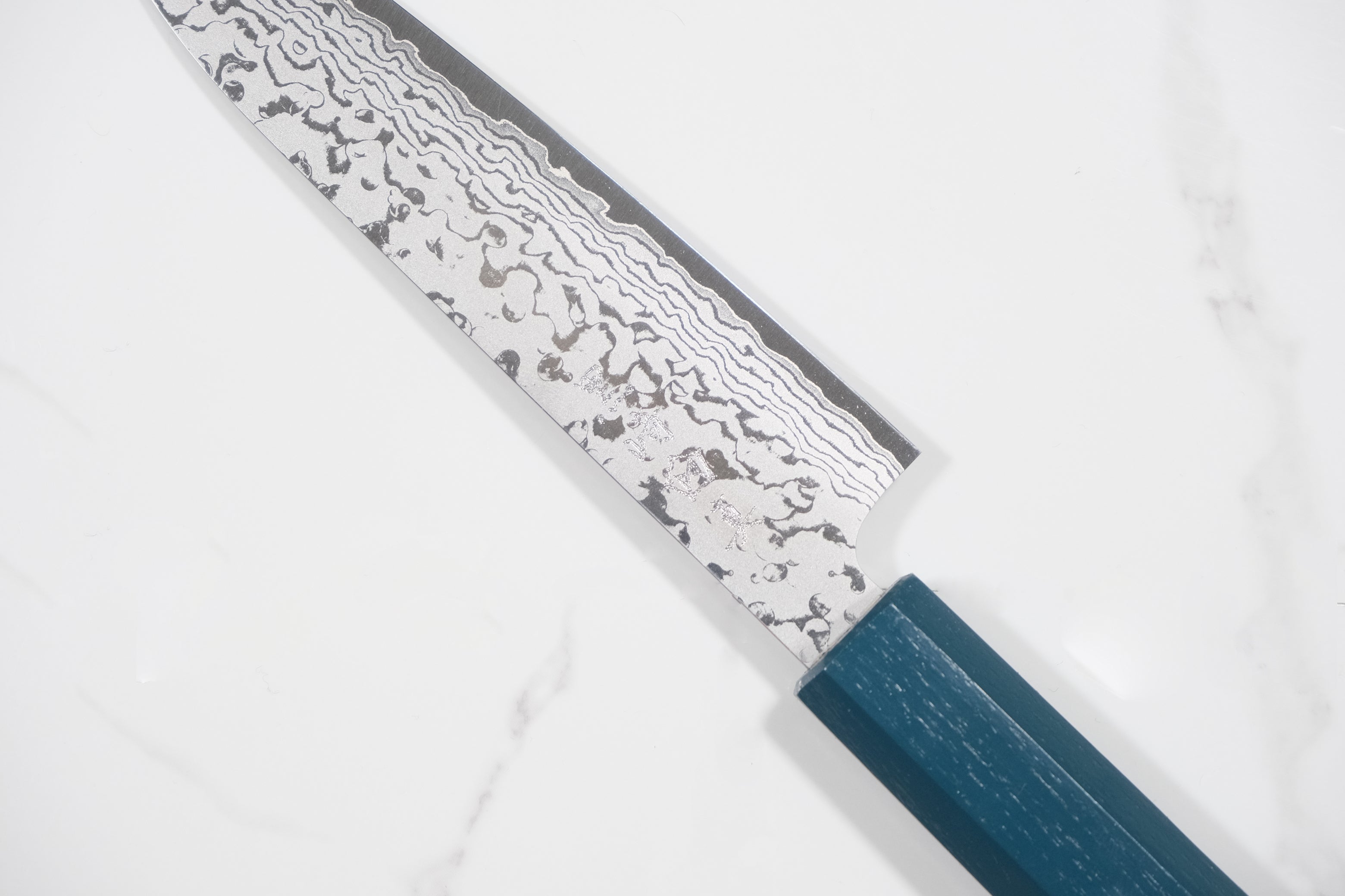 Makoto Kurosaki VG-7 Petty - Damascus Tsuchime 135mm