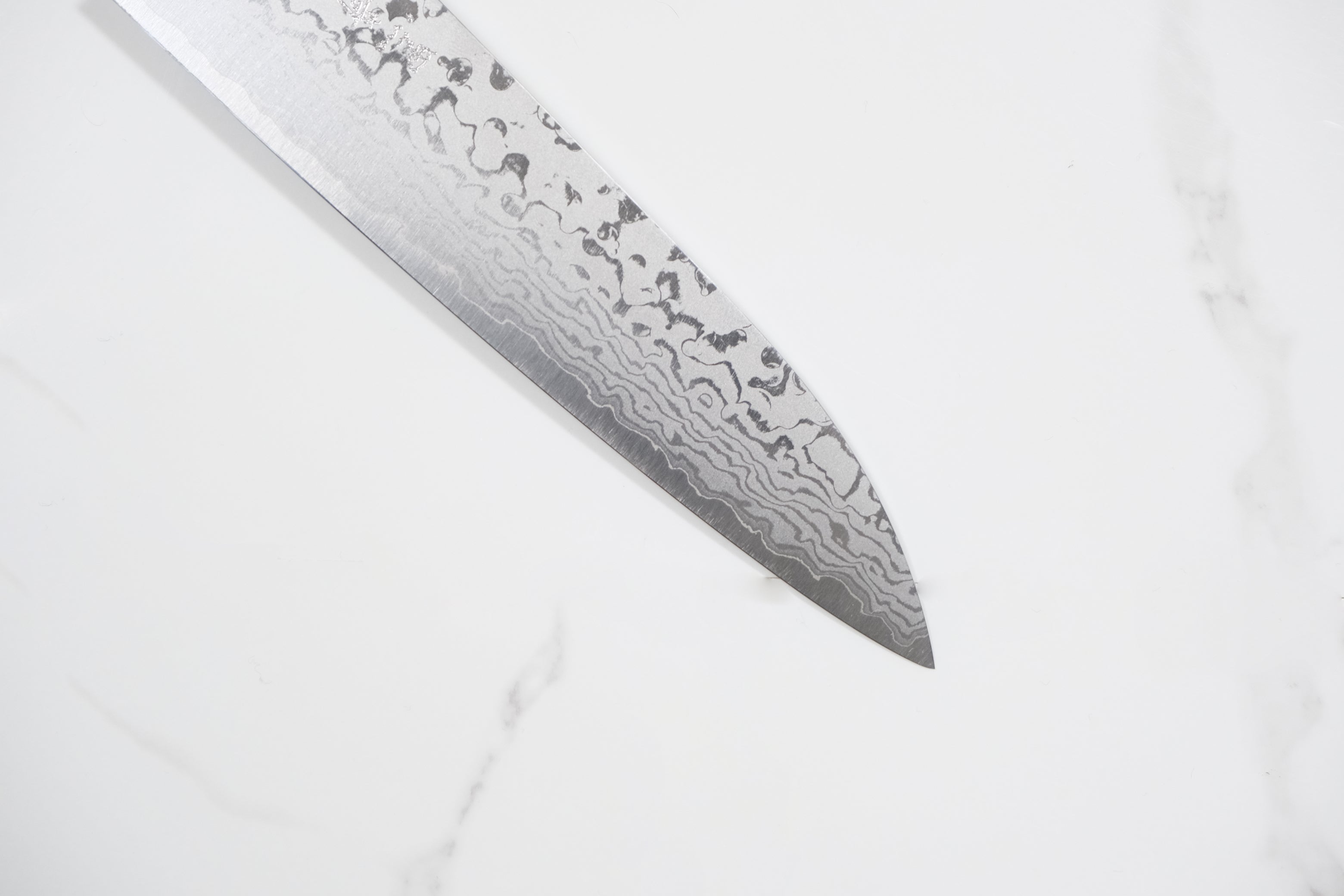 Makoto Kurosaki VG-7 Petty - Damascus Tsuchime 135mm
