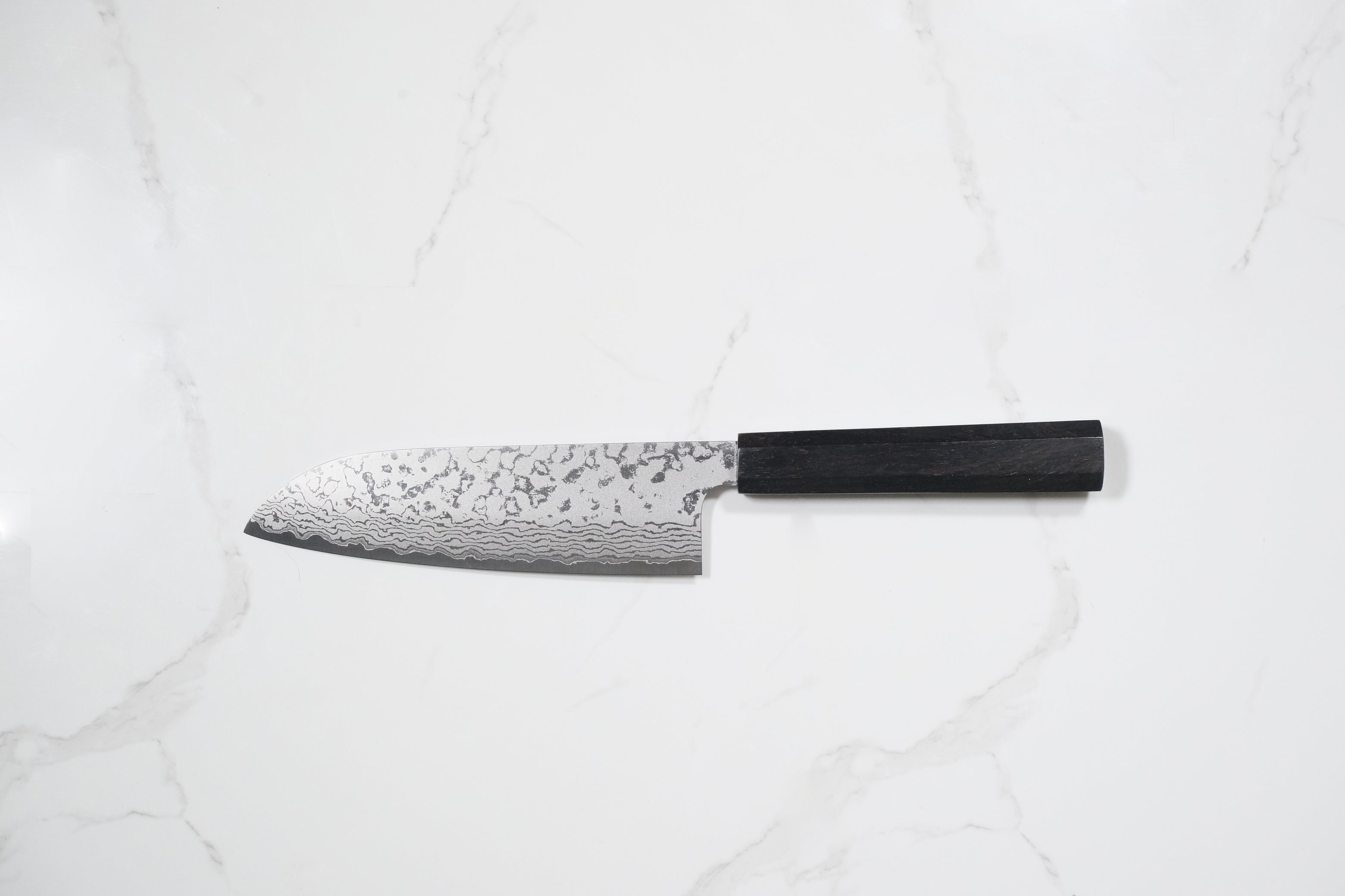 Makoto Kurosaki VG-7 Santoku - Damascus 165mm
