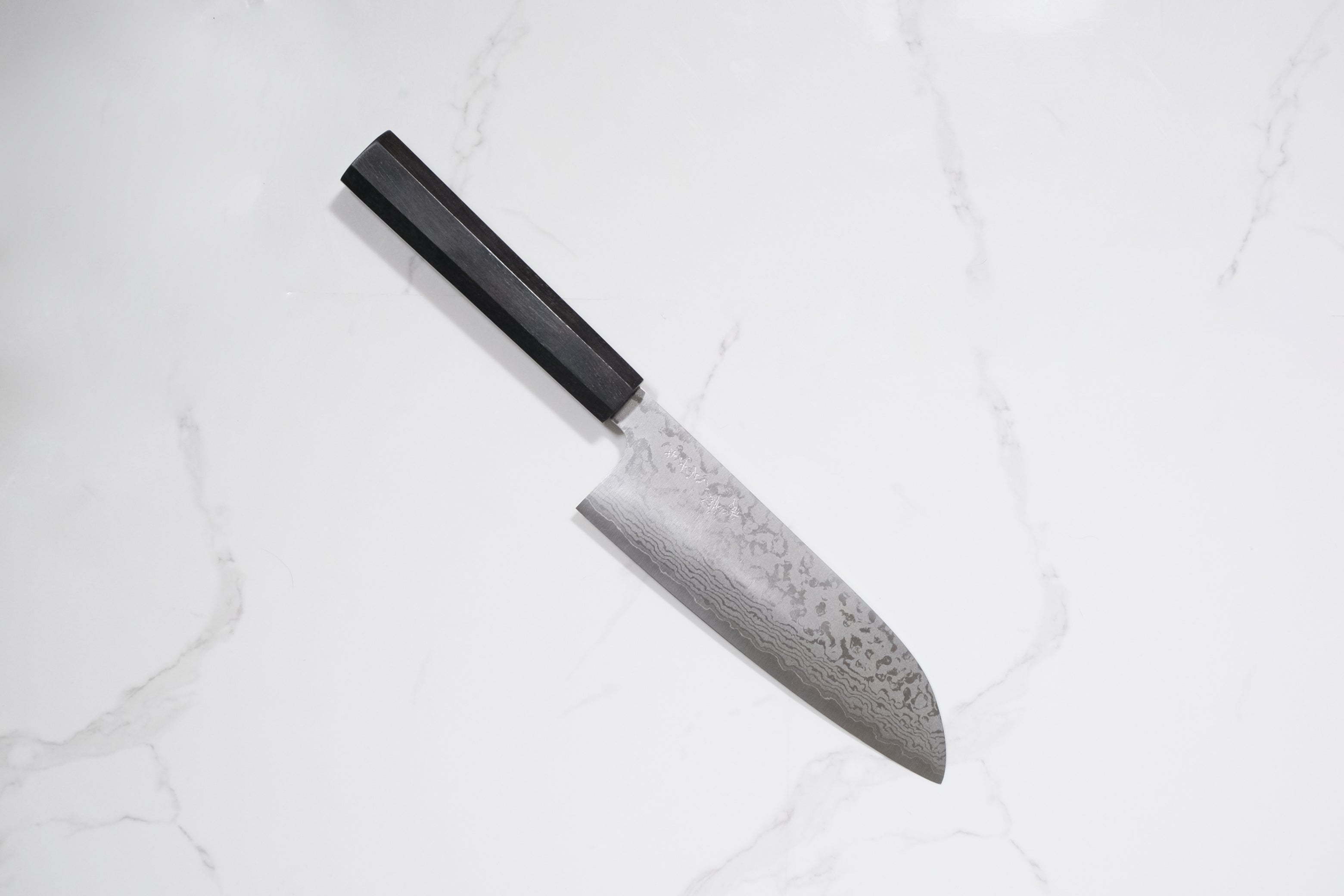 Makoto Kurosaki VG-7 Santoku - Damascus 165mm