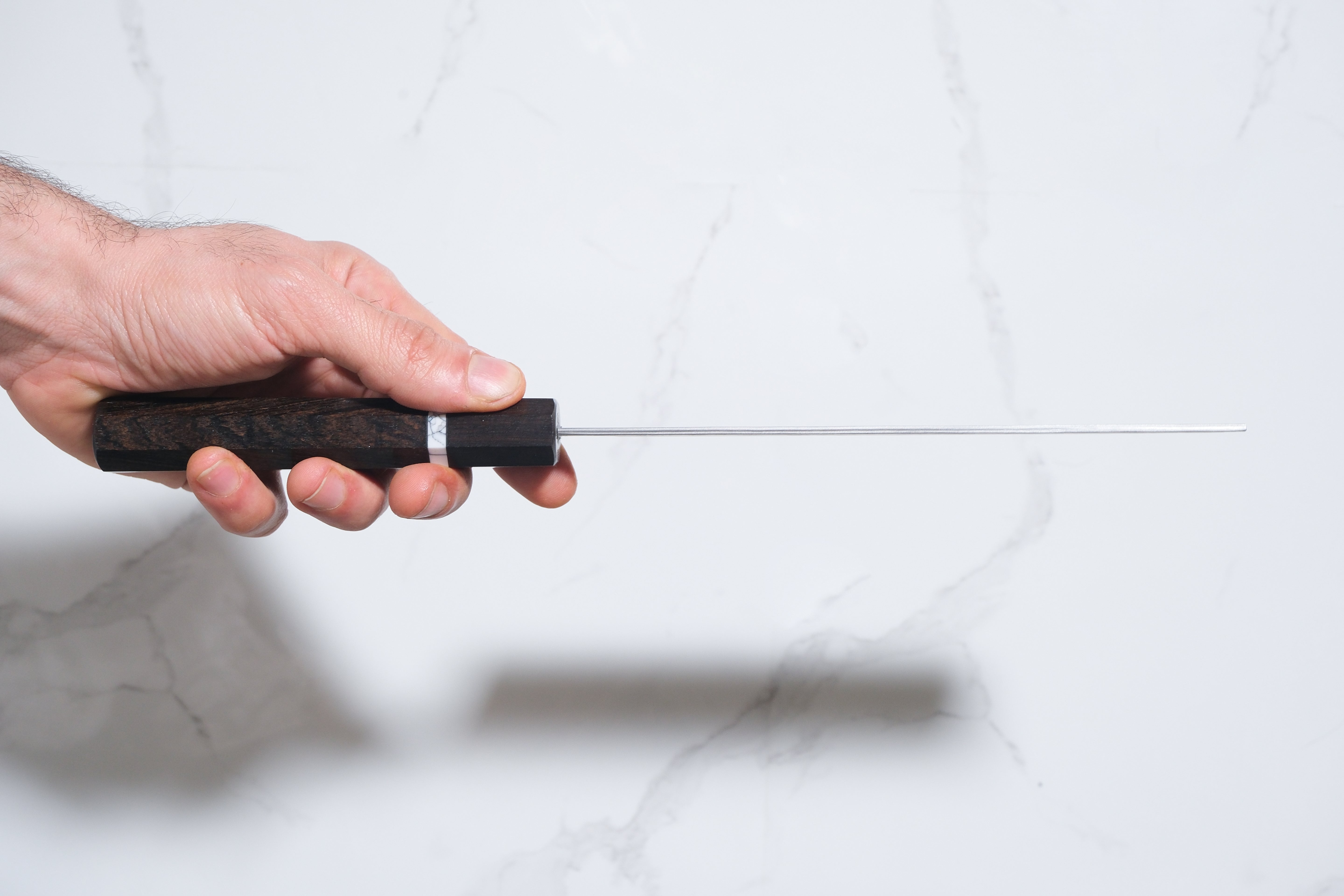 Nigara Hamono VG XEOS Nakiri - Tsuchime Damascus 180mm