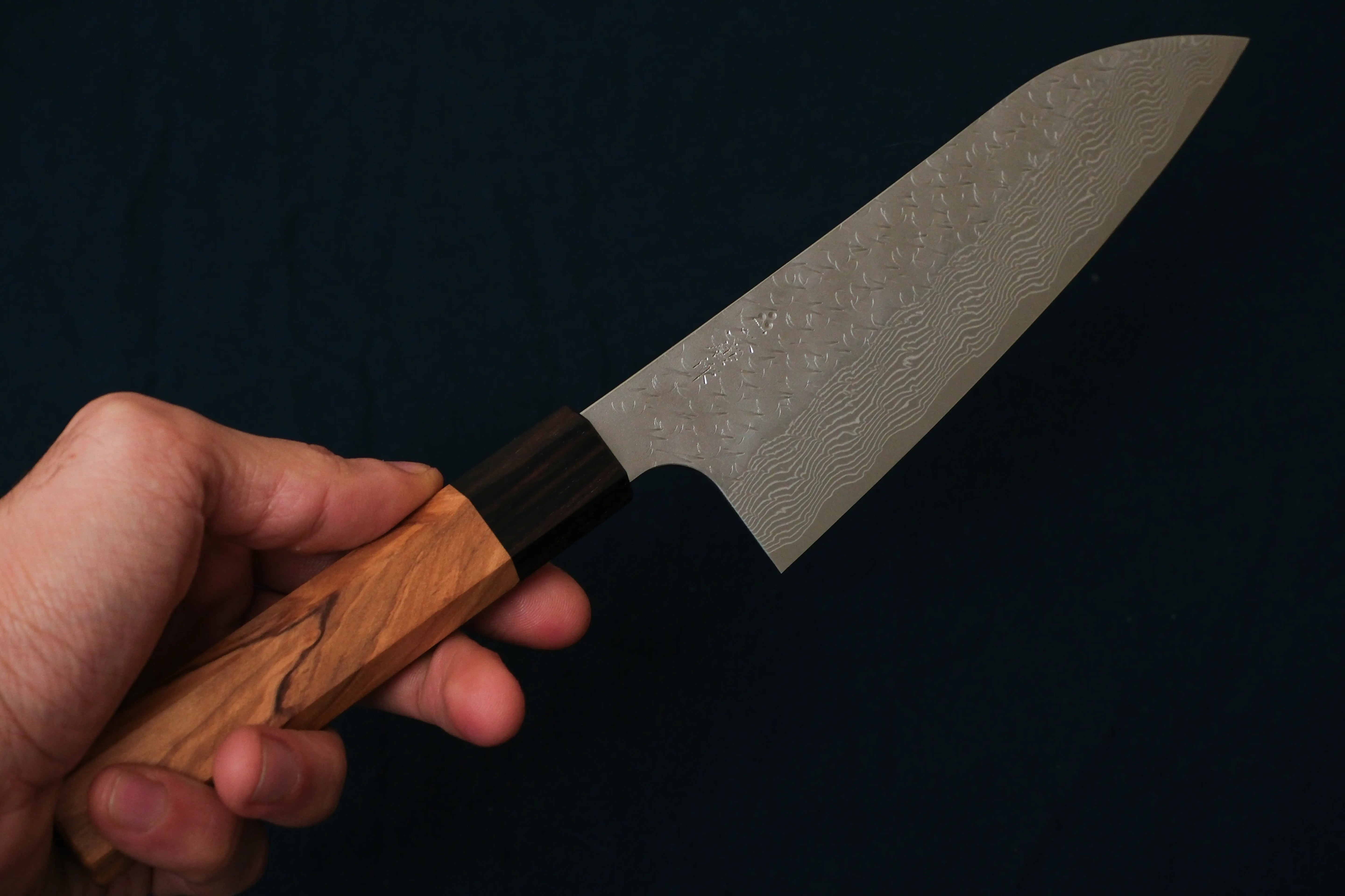 Nigara SG STRIX Santoku - Damascus 165mm