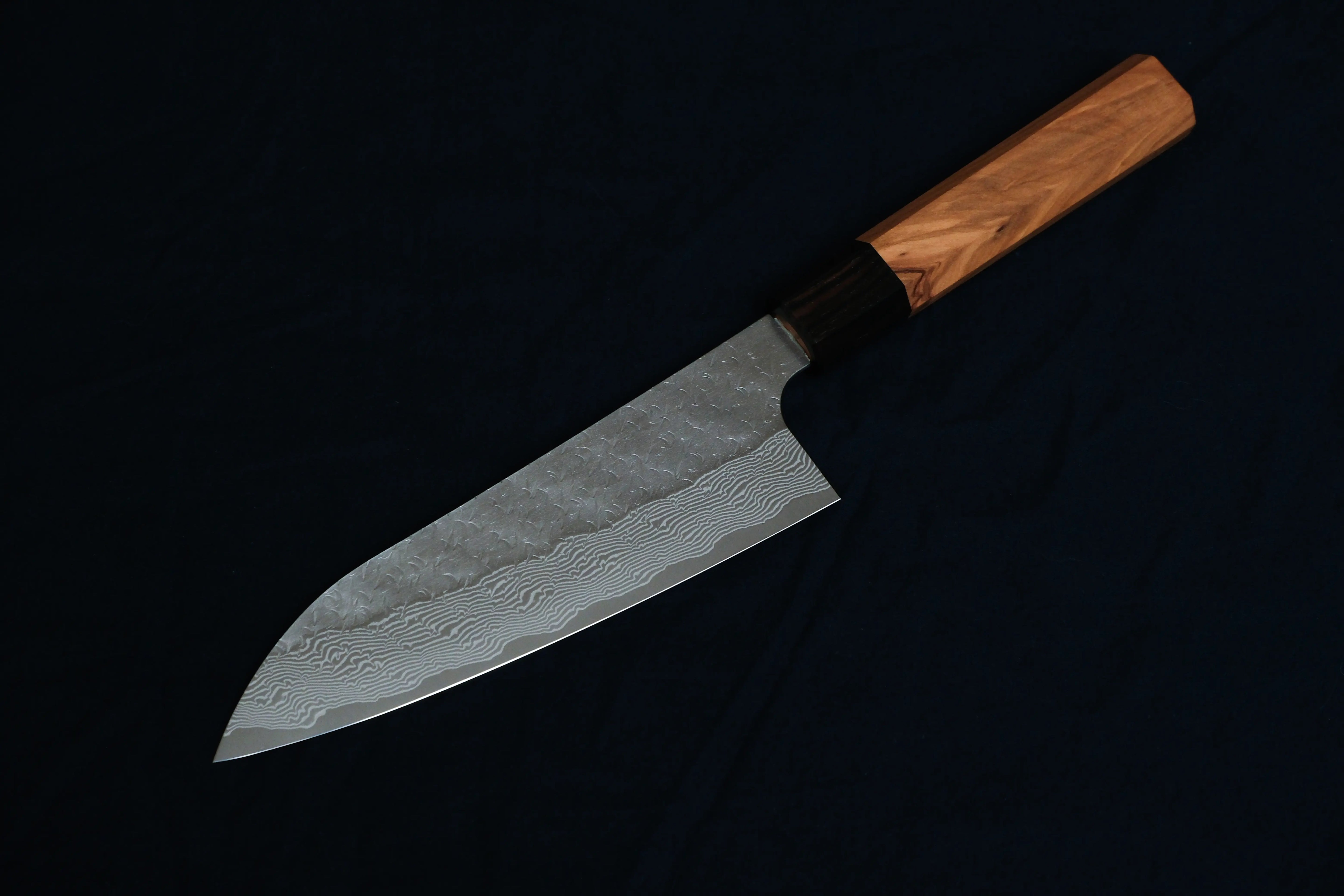 Nigara SG STRIX Santoku - Damascus 165mm