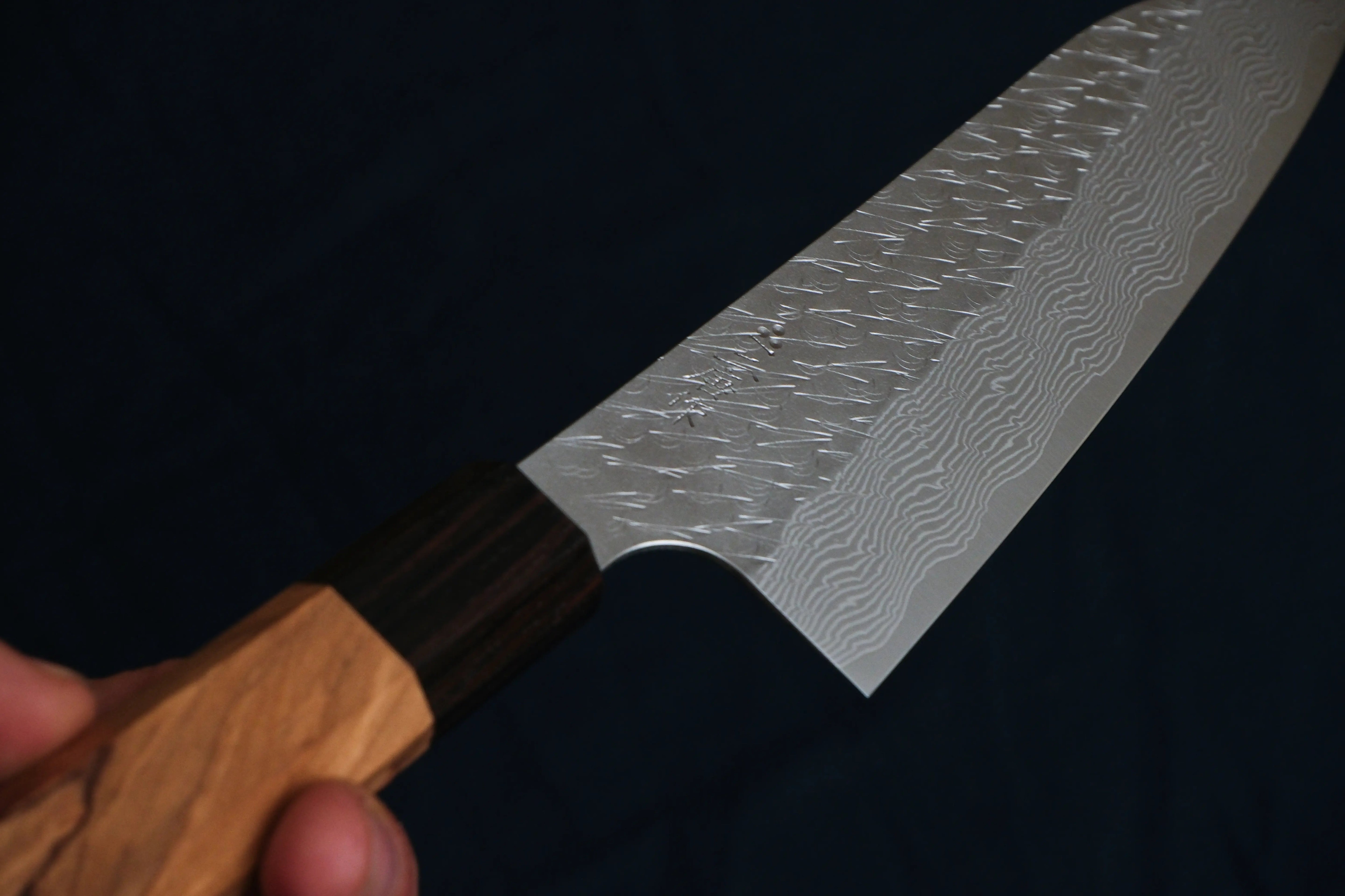 Nigara SG STRIX Santoku - Damascus 165mm