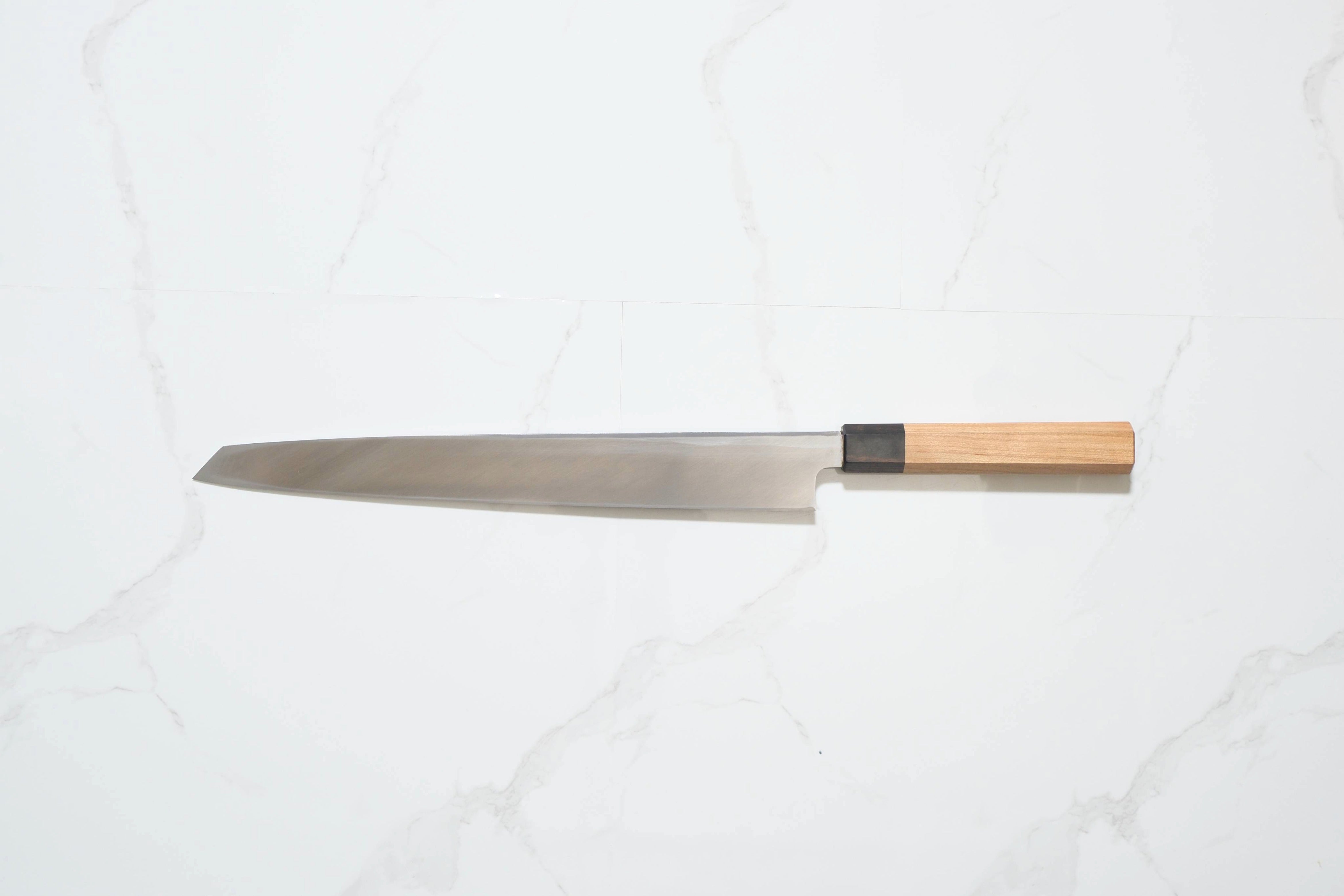 Itsuo Doi Shirogami #3 Kensaki Yanagiba - Migaki 315mm