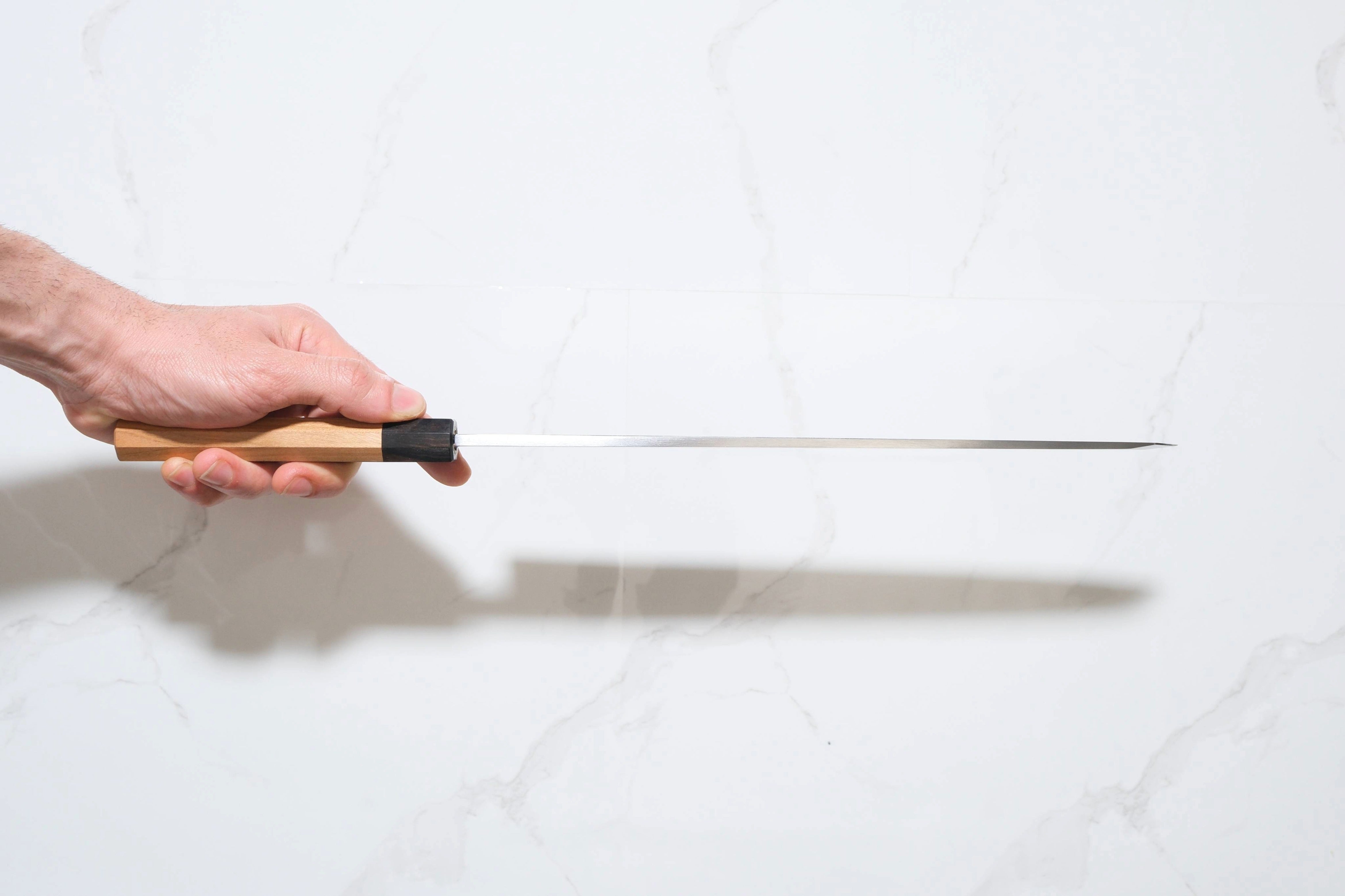 Itsuo Doi Shirogami #3 Kensaki Yanagiba - Migaki 315mm