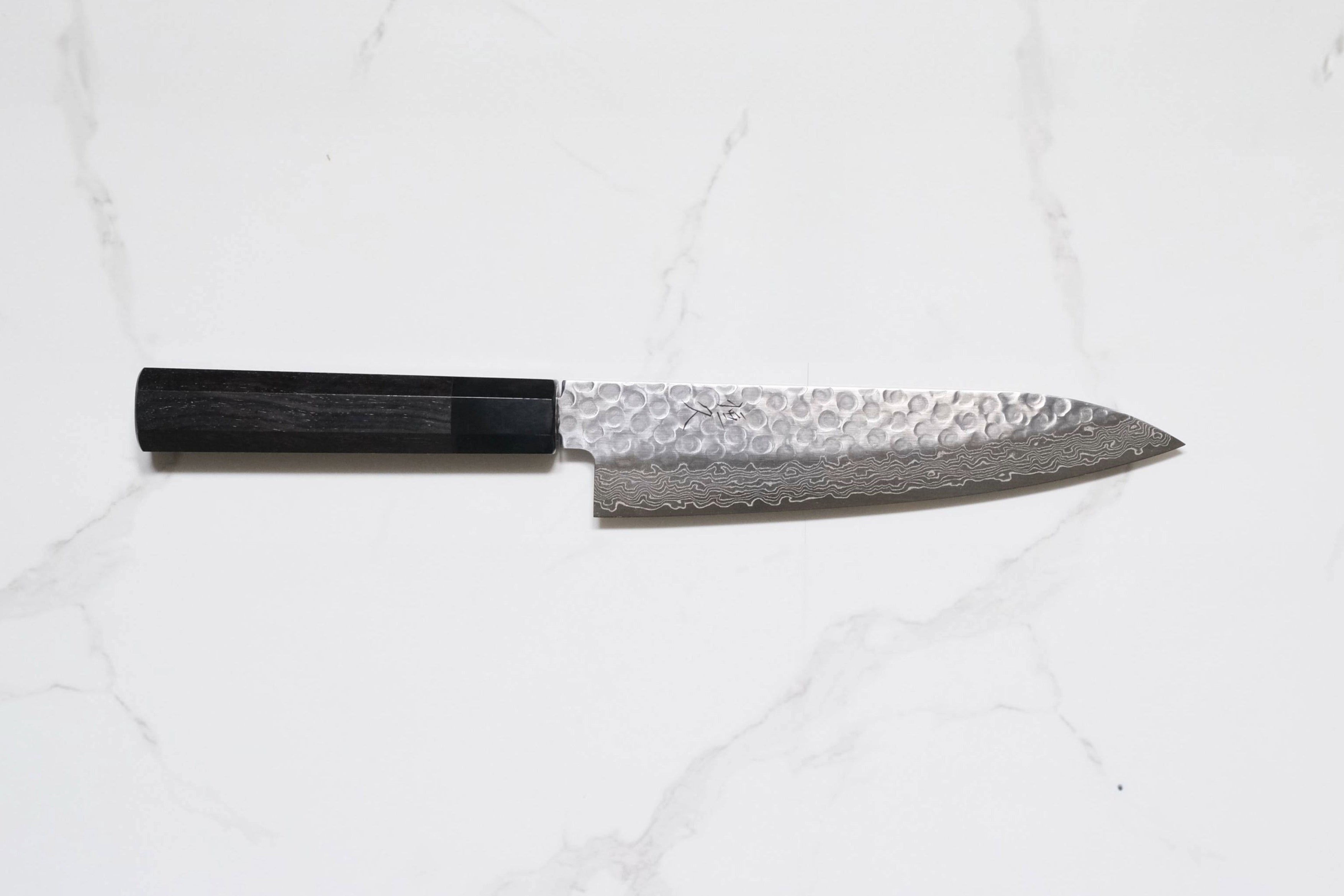 Tsunehisa VG-10 Gyuto - Damascus Tsuchime 180mm