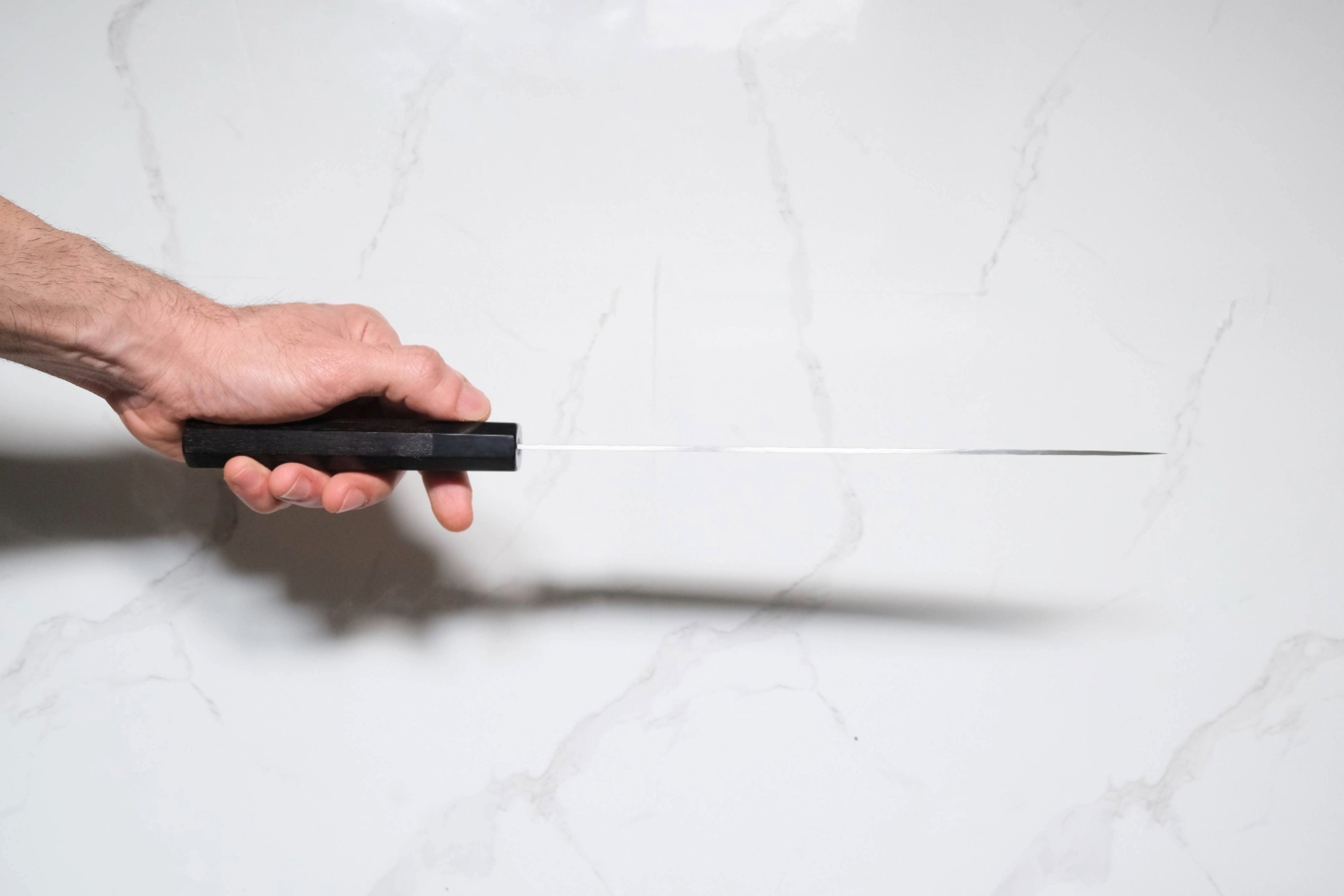 Tsunehisa VG-10 Sujihiki - Damascus Tsuchime 240mm