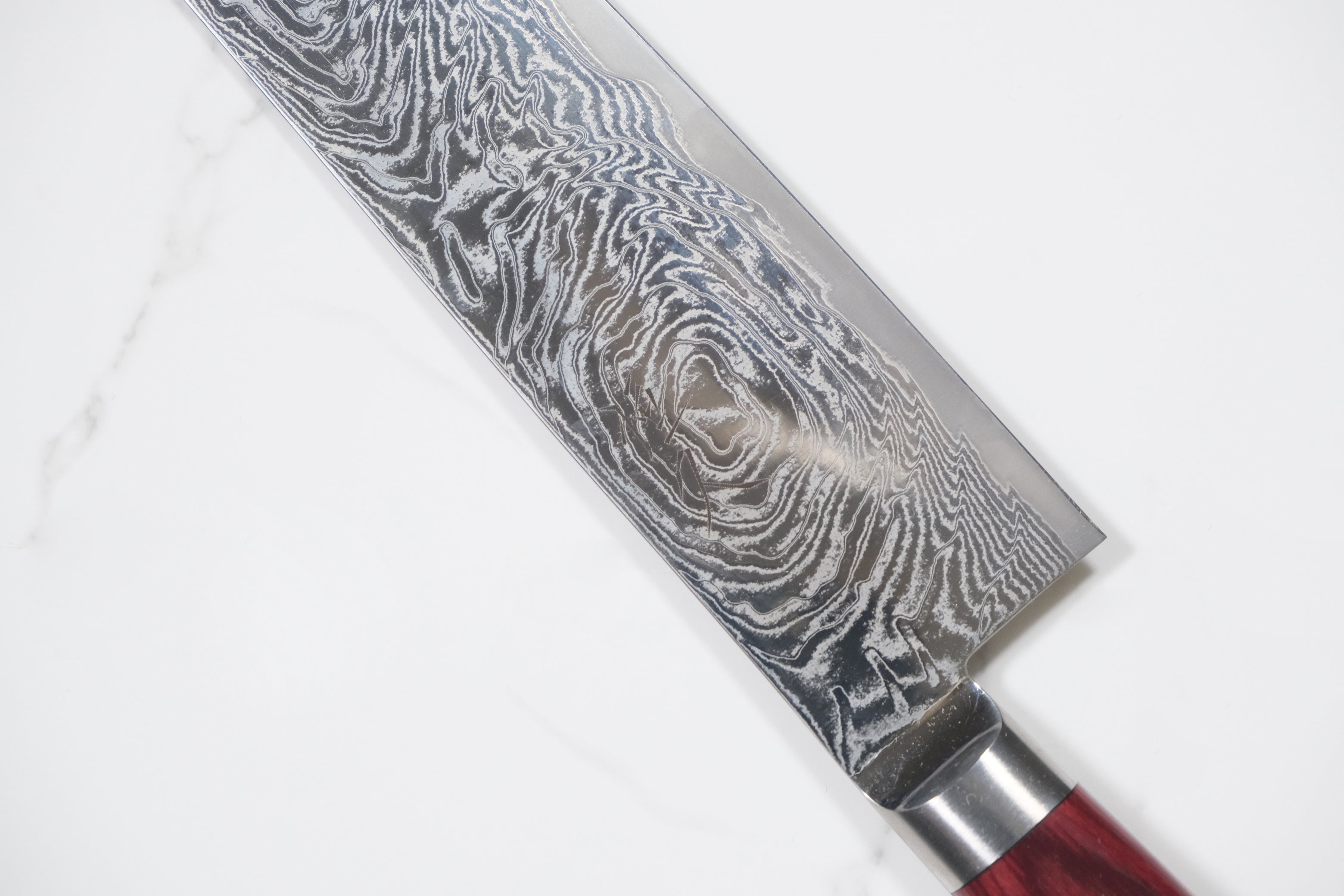 Tsunehisa AUS-10 Kiritsuke - Damascus 210mm
