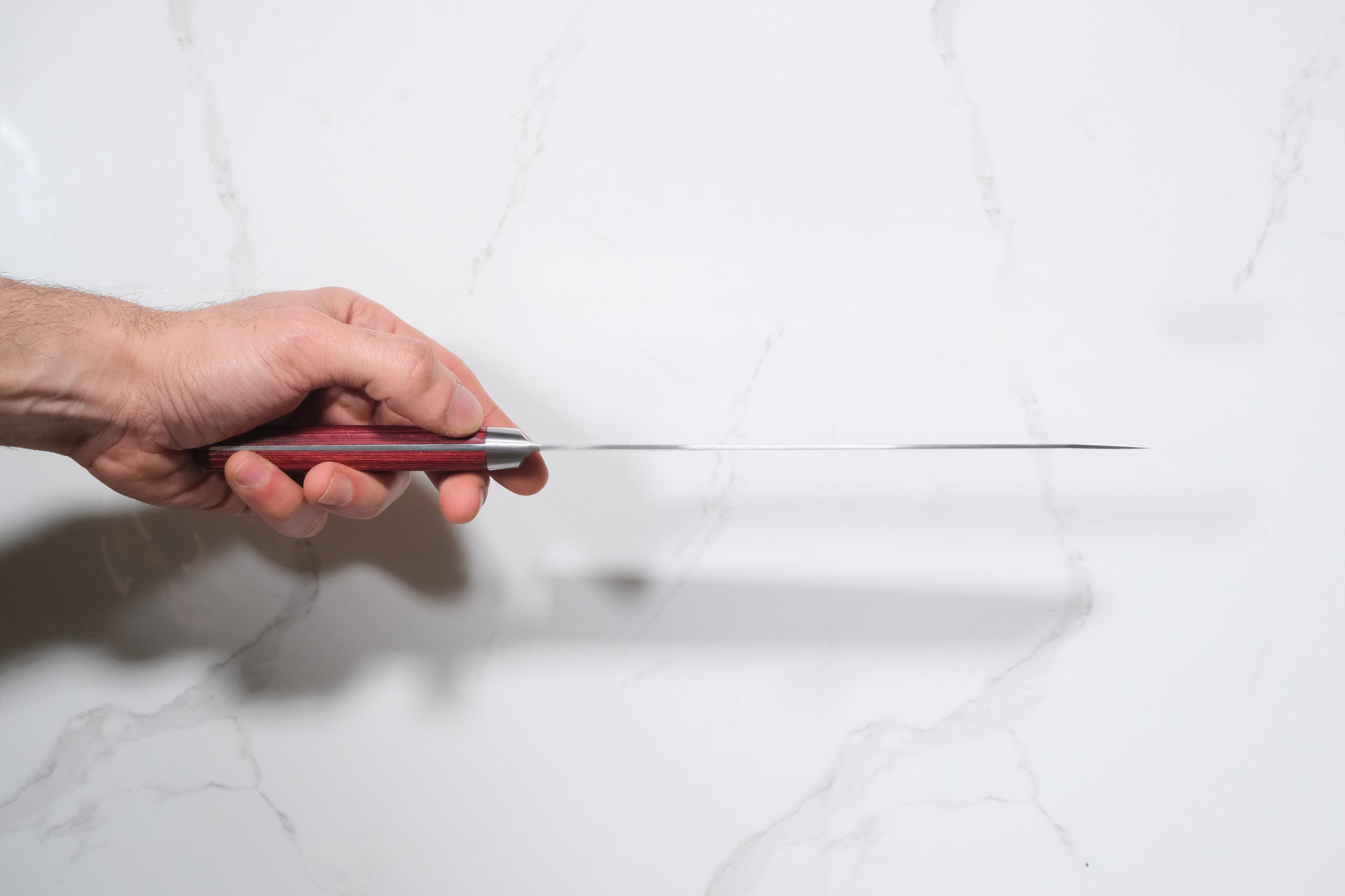 Tsunehisa AUS-10 Kiritsuke - Damascus 210mm