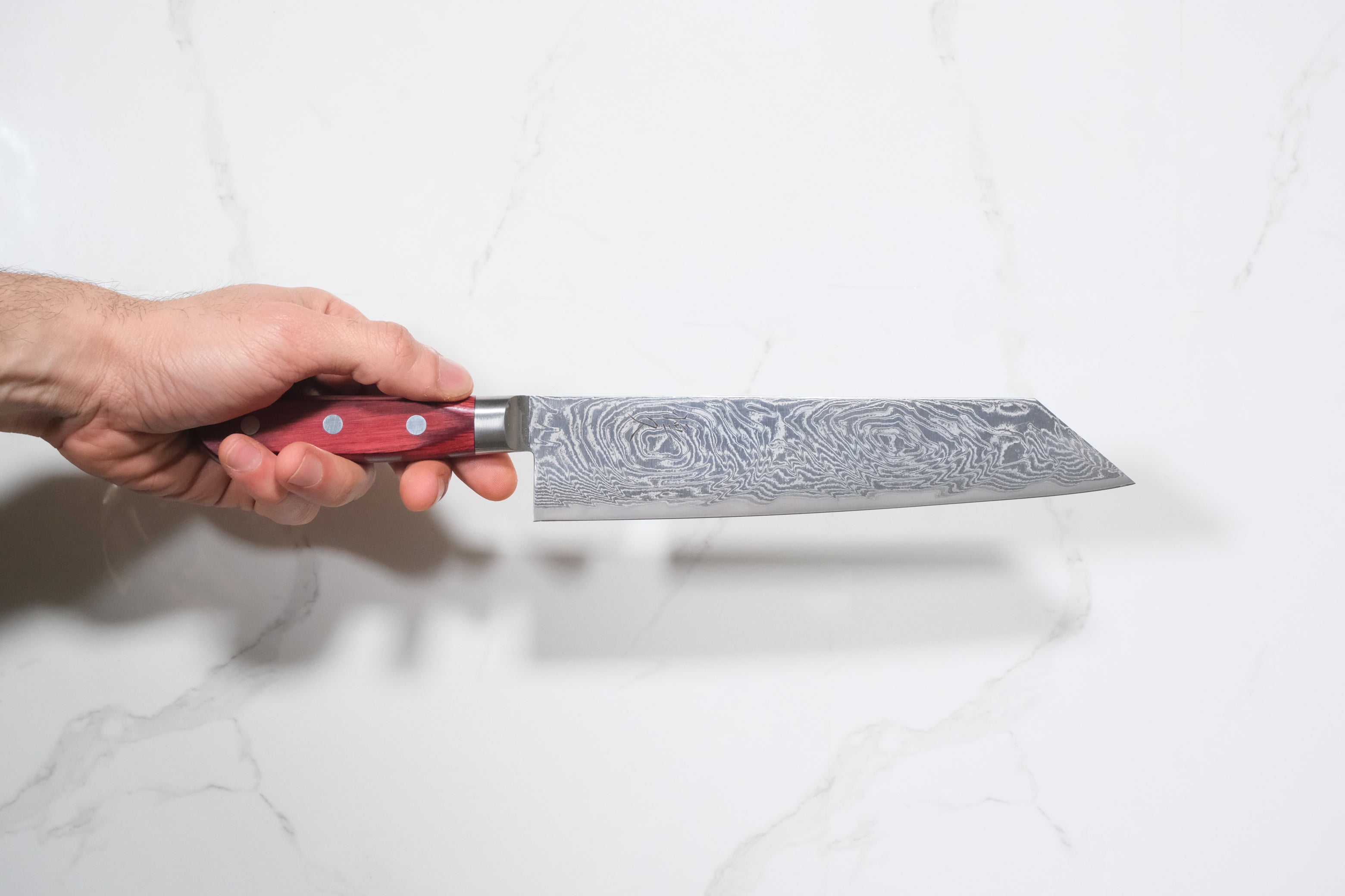 Tsunehisa AUS-10 Kiritsuke - Damascus 210mm