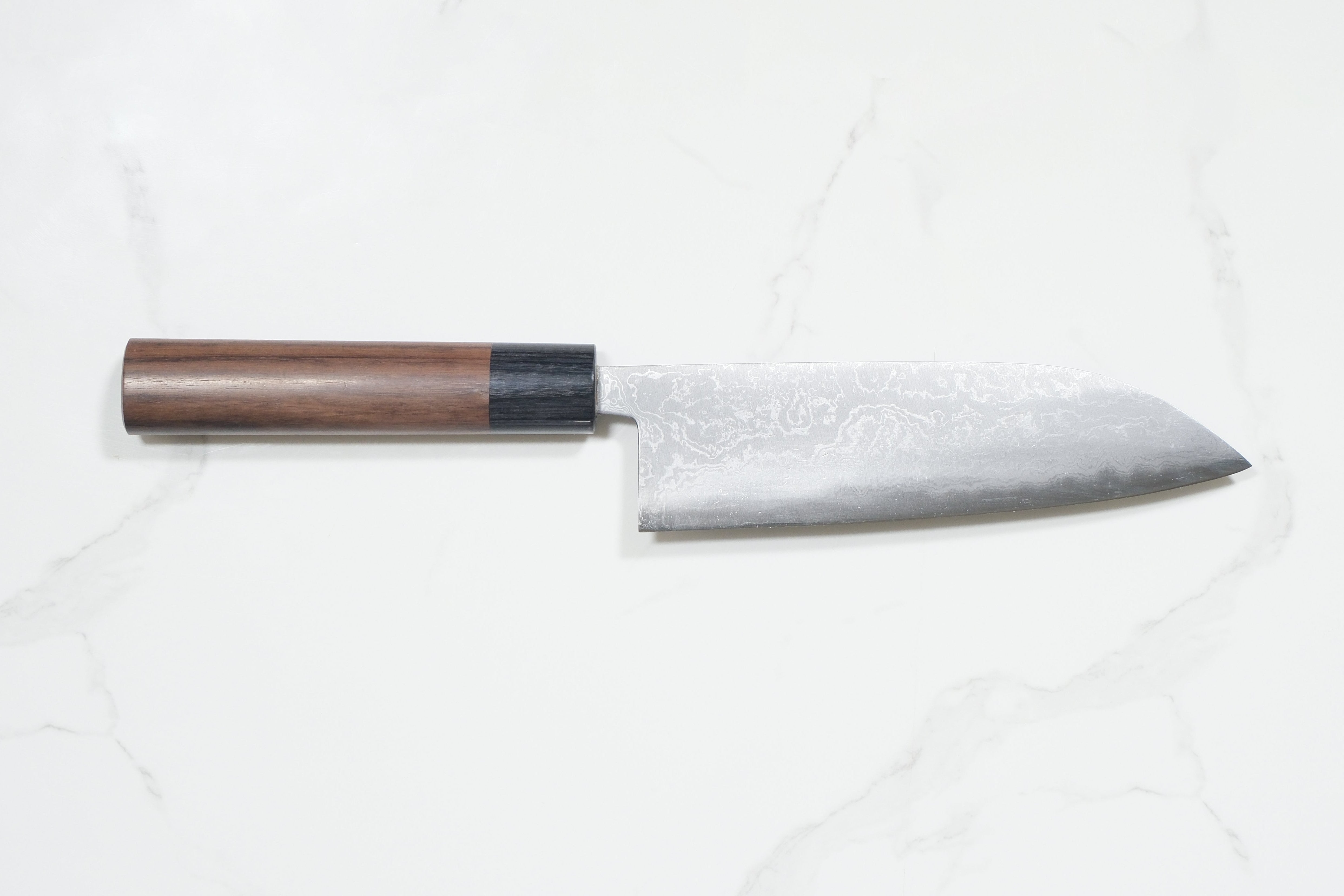 Tsutomu Kajiwara Aogami #2 Santoku - Damascus 165mm