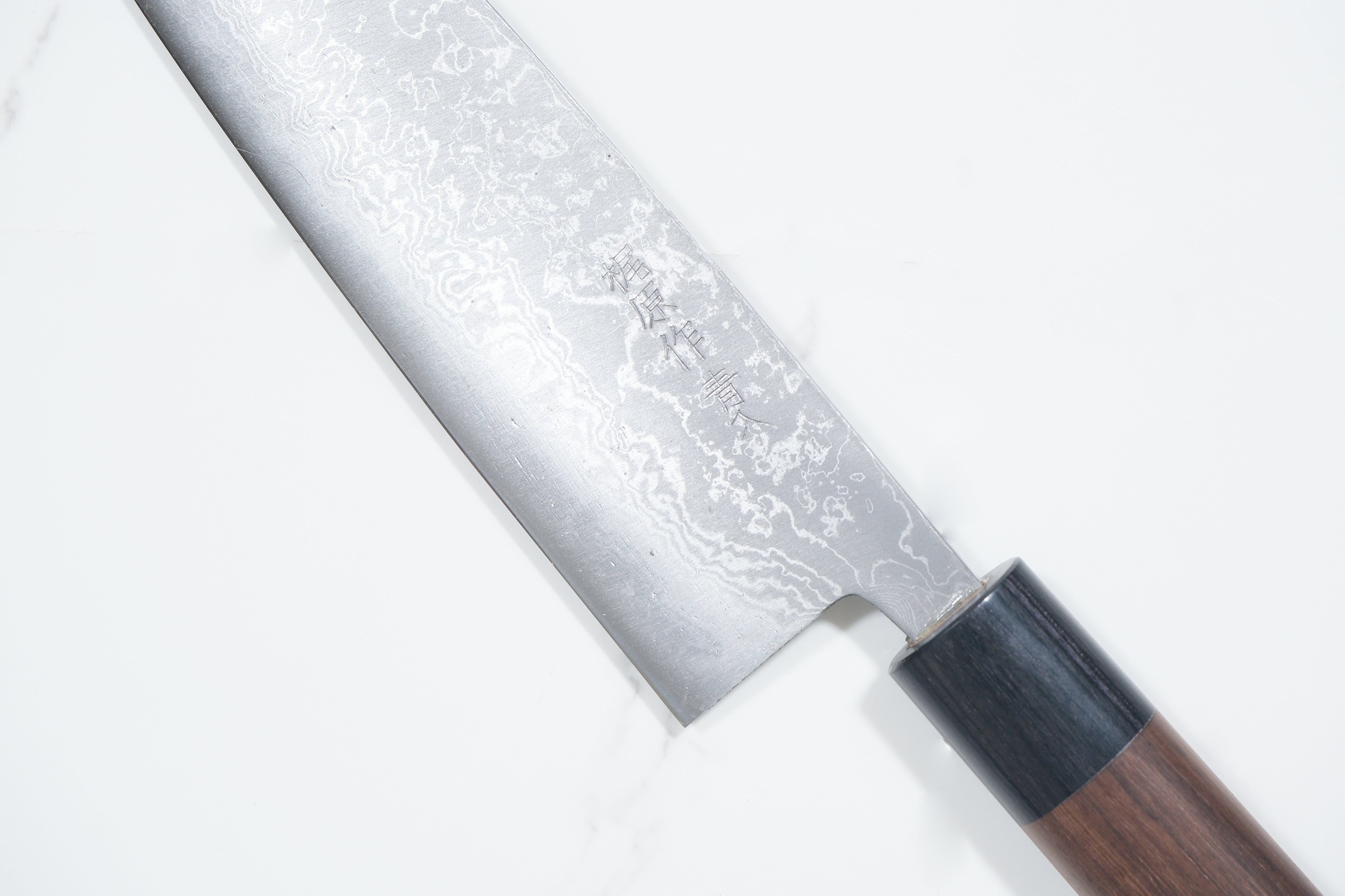 Tsutomu Kajiwara Aogami #2 Santoku - Damascus 165mm
