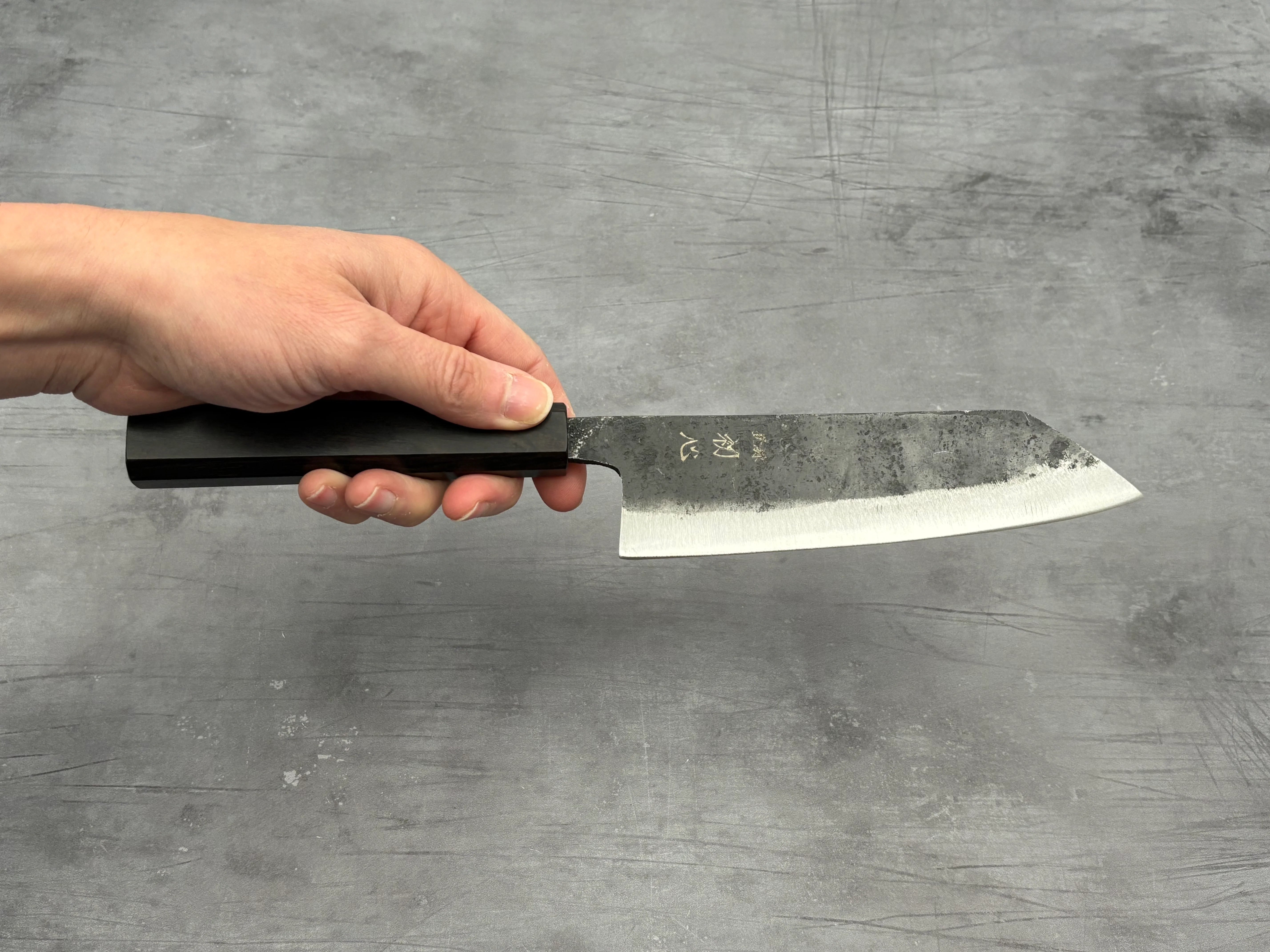 Hatsukokoro Aogami #2 Bunka - Kurouchi 165mm - Abanoz
