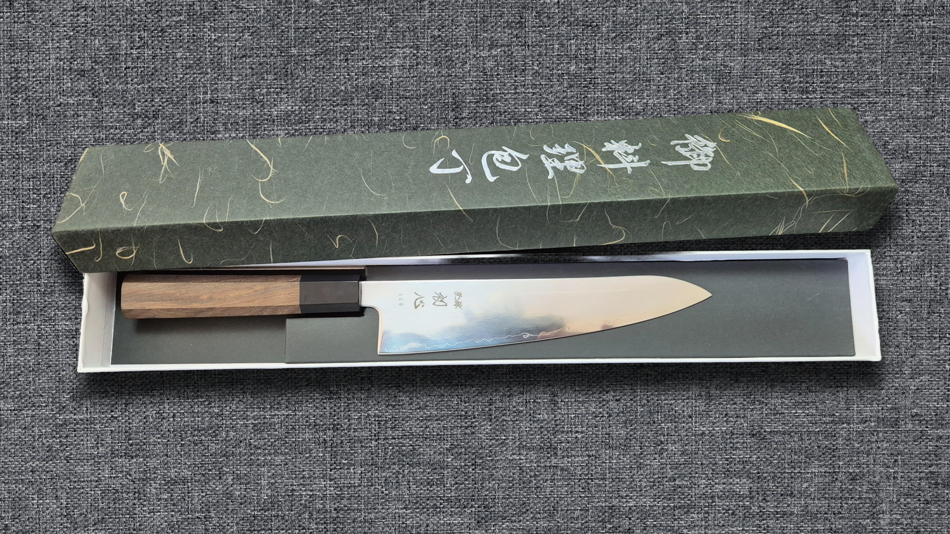 Hatsukokoro Hikari SLD Gyuto - Mirror 195mm - Ceviz