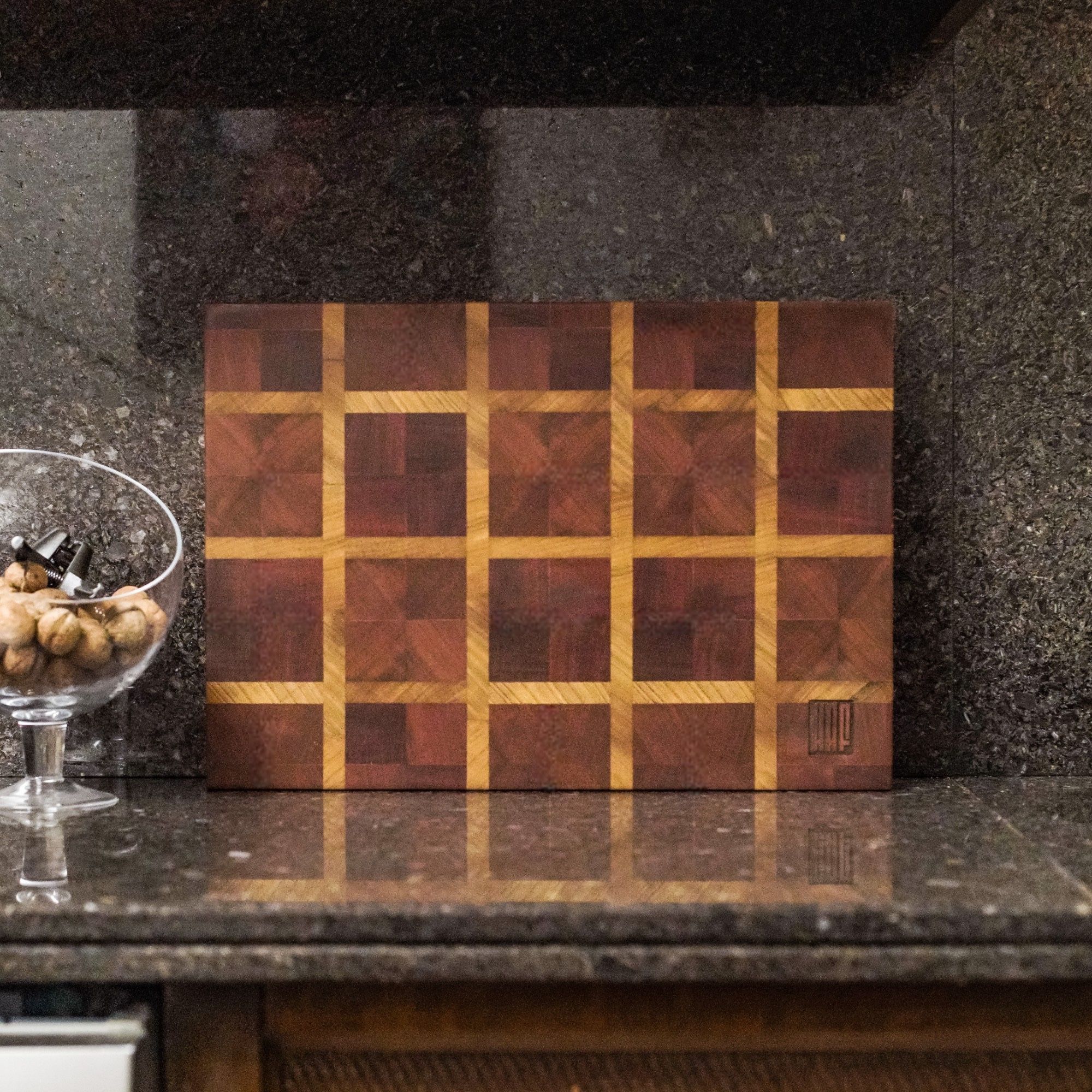 End Grain Kesme Tahtası - Sapelli