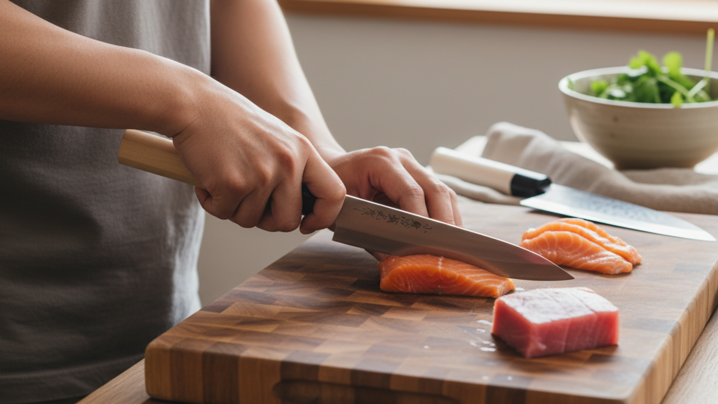 Japanese Fishing Knives: A Guide to Usuba, Yanagiba, and Deba Knives