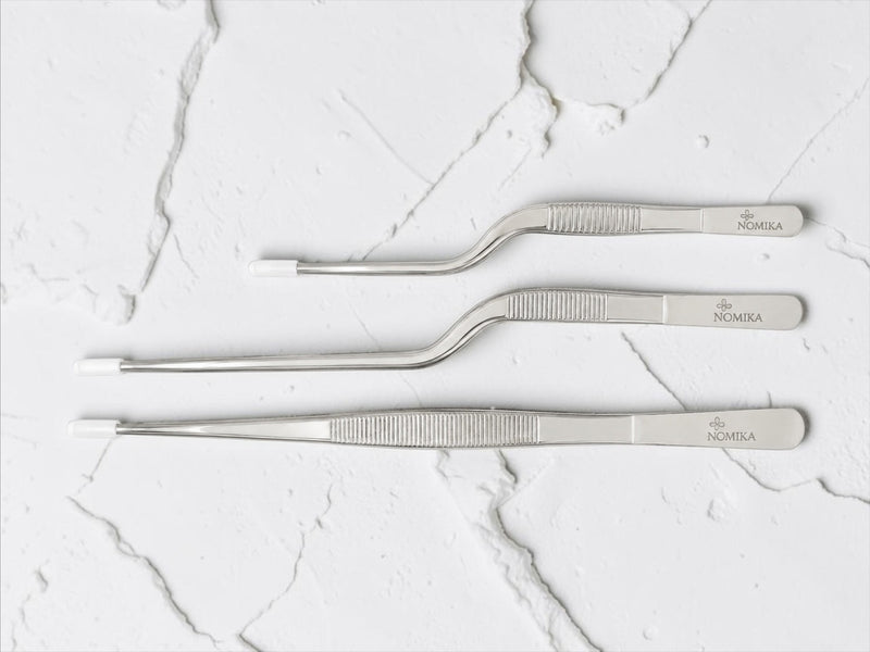 Nomika Chefs 3’lü Cımbız Seti – 21 cm & 15 cm Gümüş