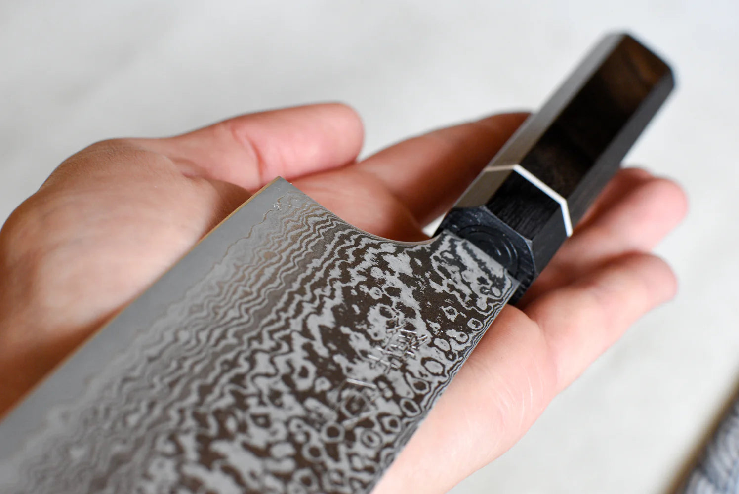 Suncraft VG-10 Bunka - Siyah Damascus 200mm