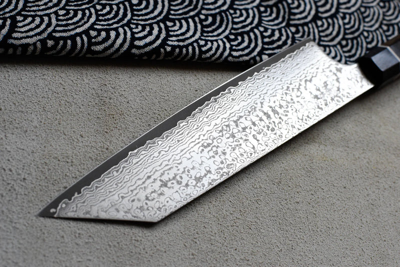 Suncraft VG-10 Bunka - Black Damascus 200mm