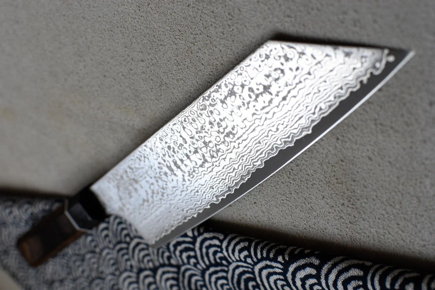Suncraft VG-10 Bunka - Siyah Damascus 200mm