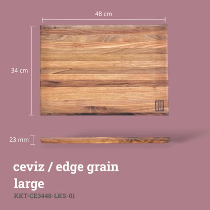 Edge Grain Kesme Tahtası - Ceviz