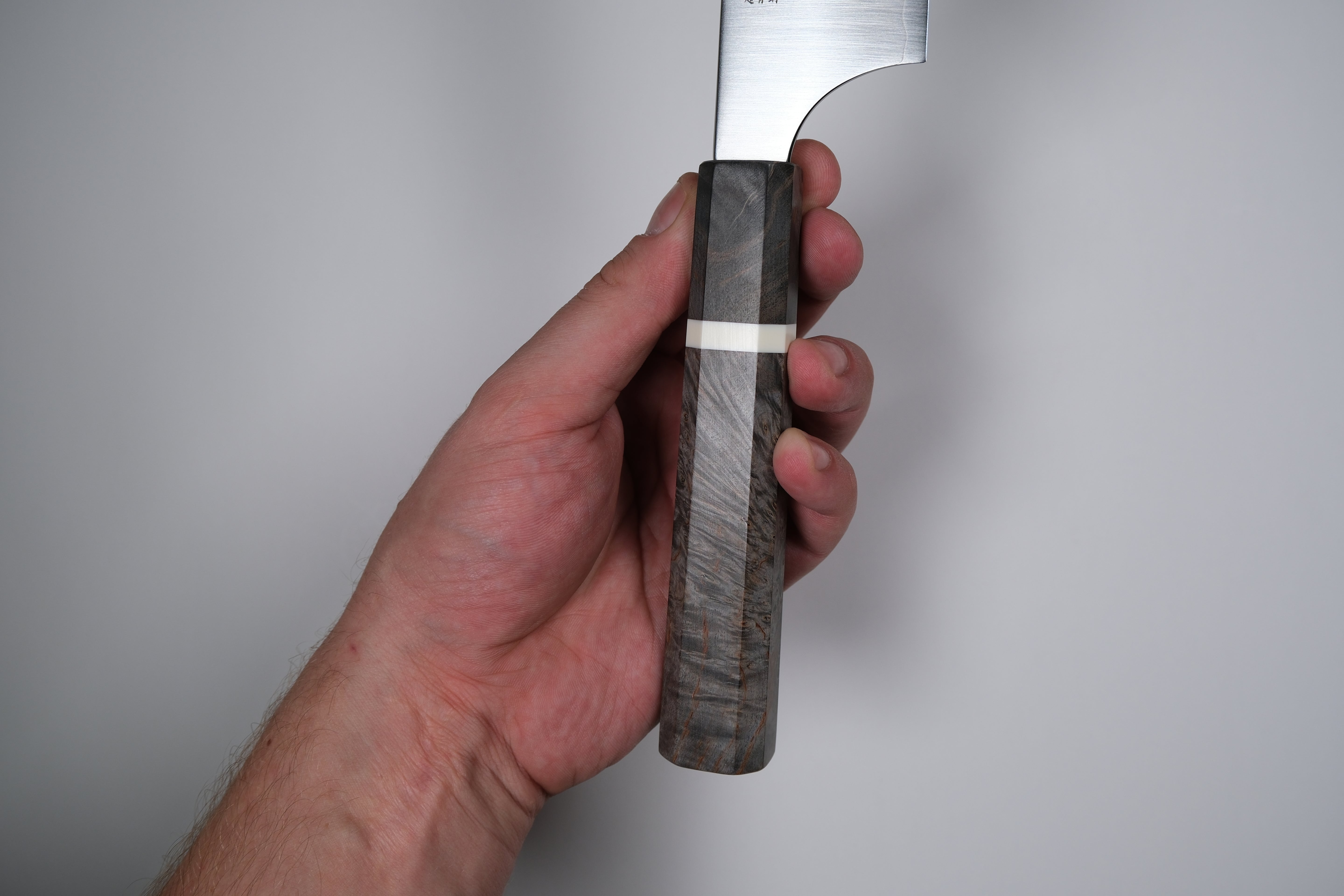 Hatsukokoro Aogami Super Gyuto - Migaki 210mm - Huş Ağacı