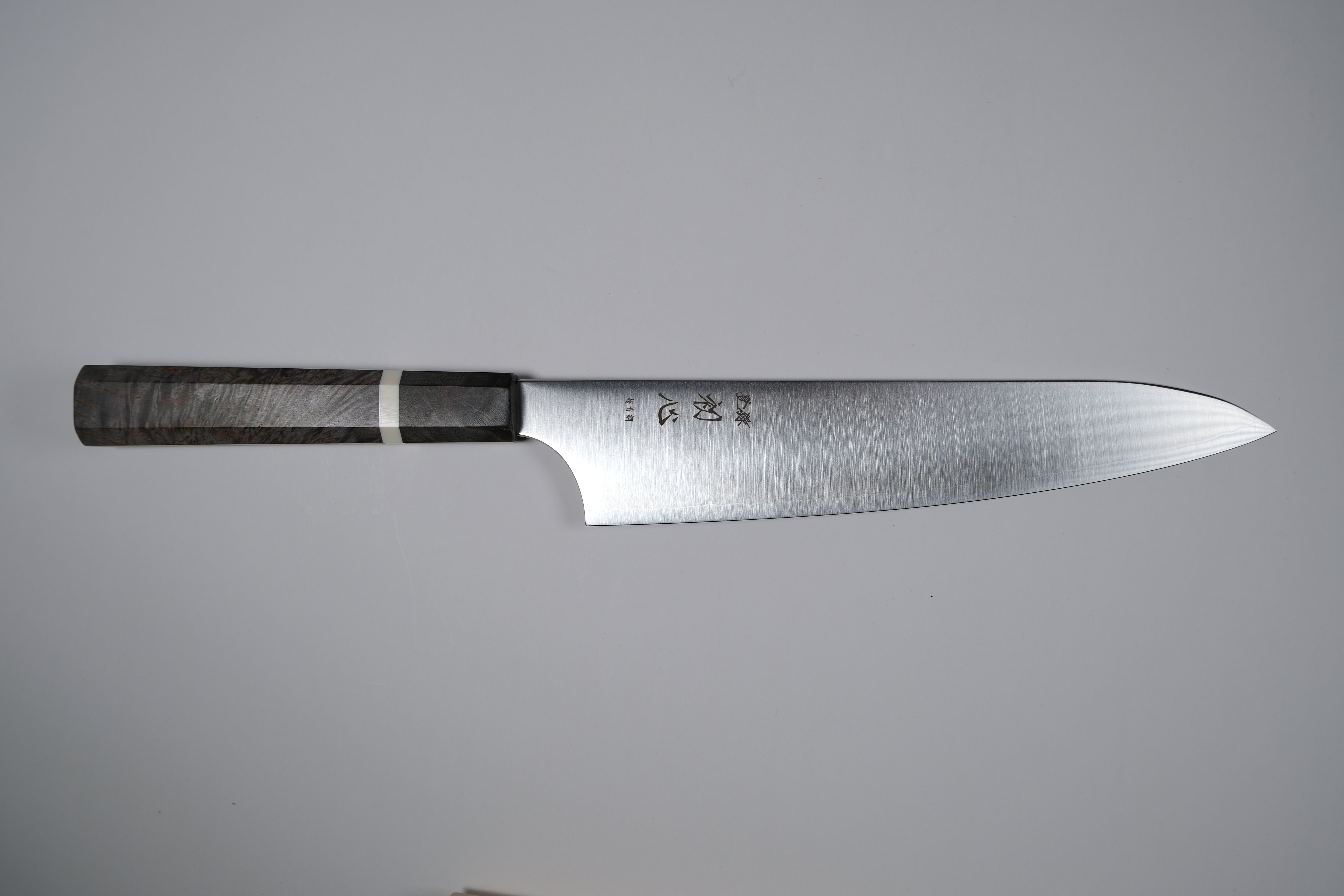 Hatsukokoro Aogami Super Gyuto - Migaki 210mm - Huş Ağacı