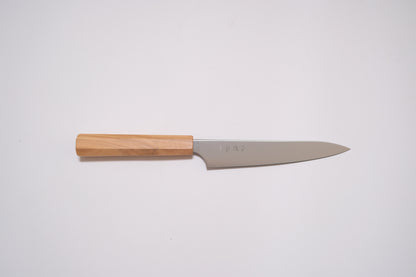 Hatsukokoro Aogami Super Petty - Migaki 150mm - Zeytin Ağacı