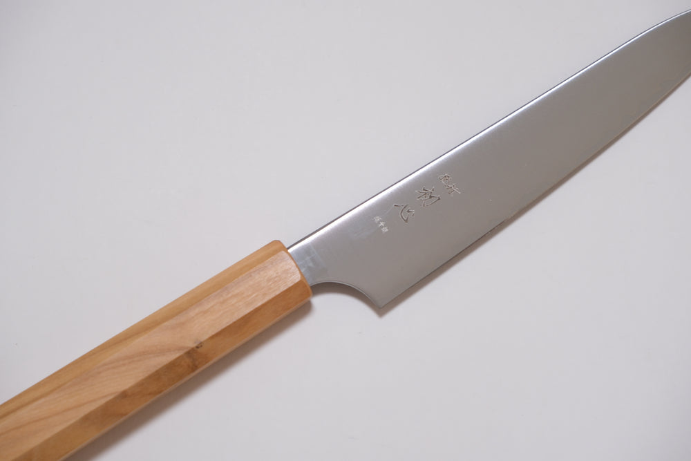 Hatsukokoro Aogami Super Petty - Migaki 150mm - Olive Wood