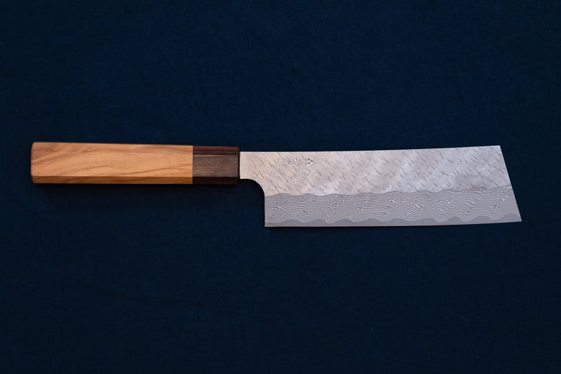 Nigara SG STRIX Nakiri - Damascus 180mm