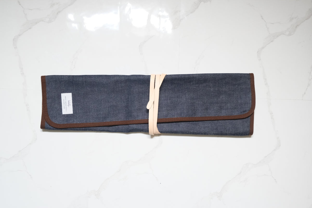 3-Piece Knife Roll - Japanese Denim