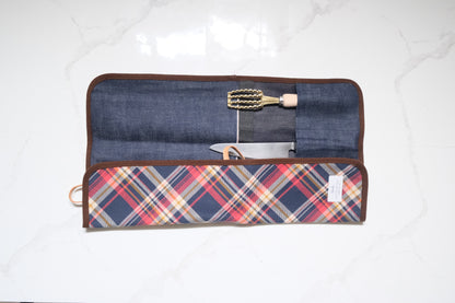 3'lü Knife Roll - Desenli