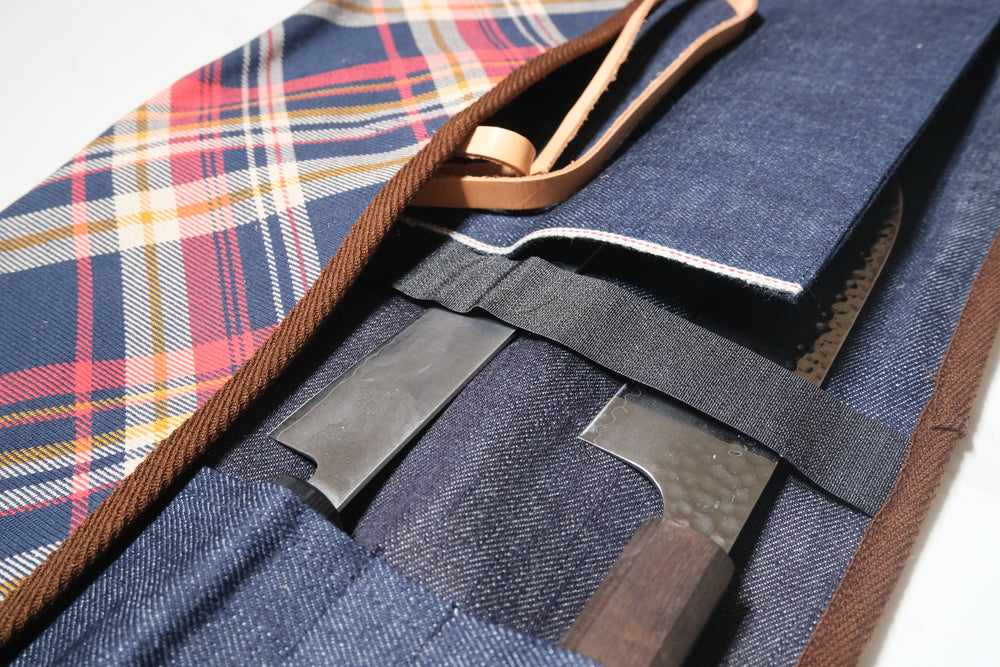 3-Piece Knife Roll - Patterned