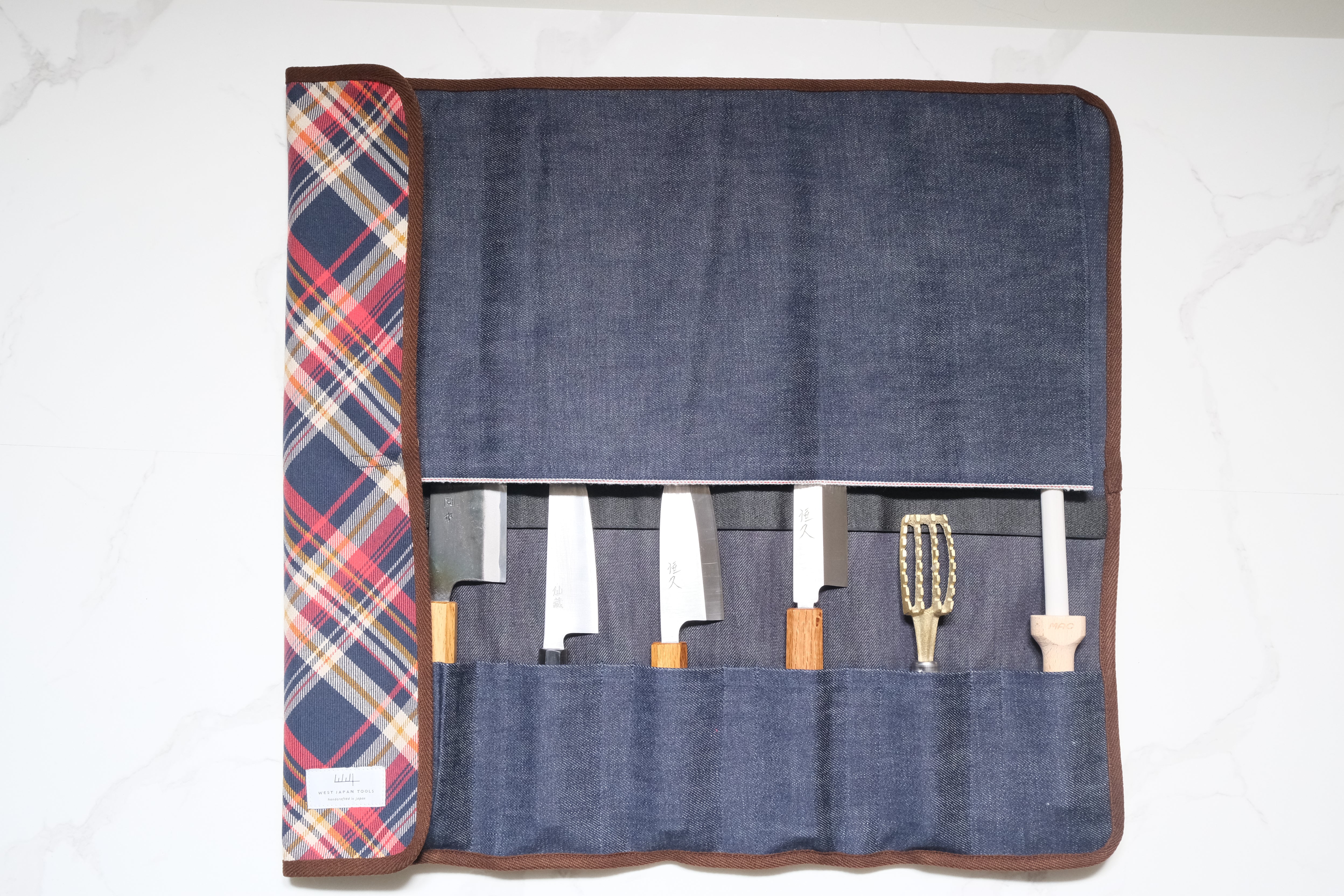 6'lı Knife Roll - Desenli