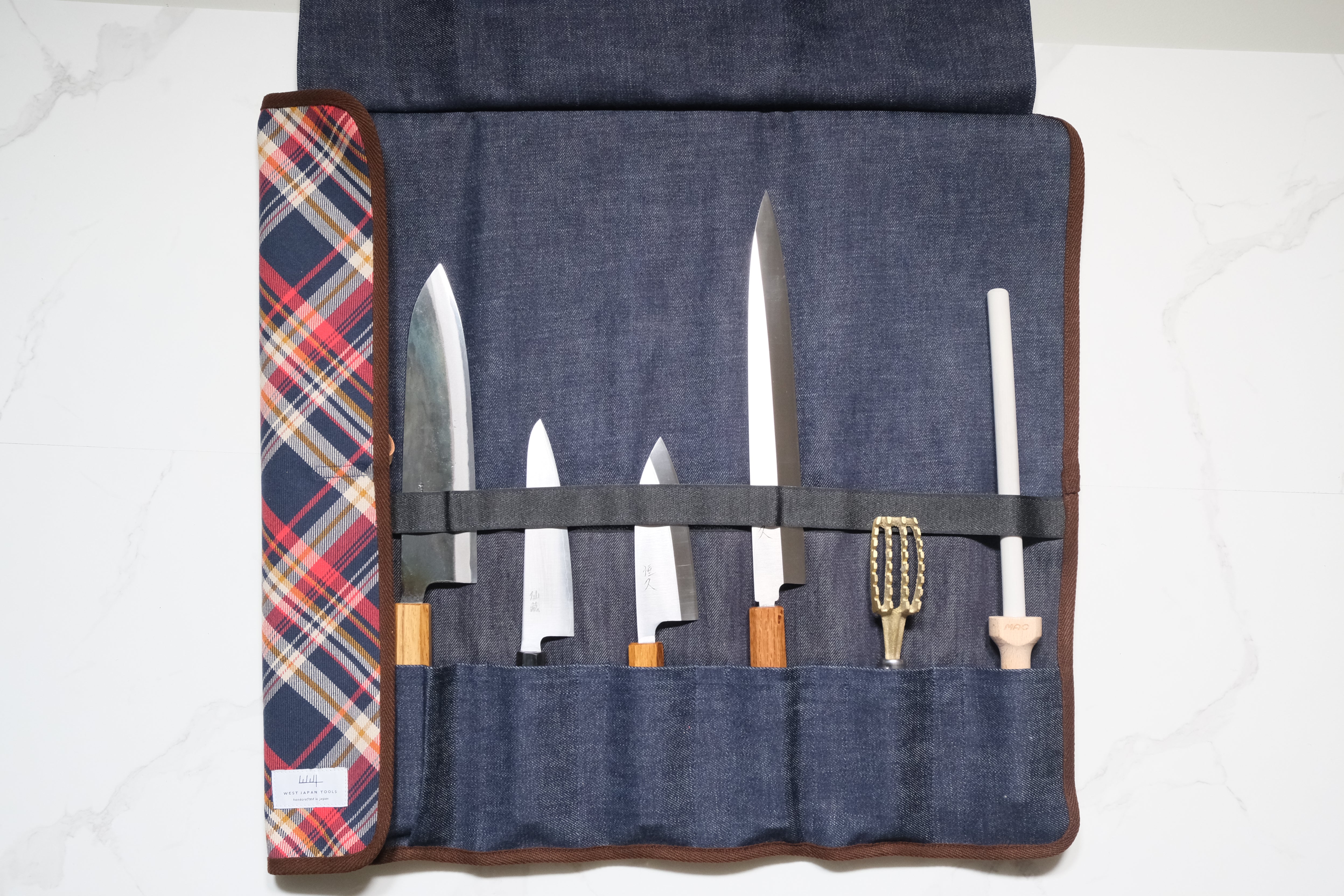 6'lı Knife Roll - Desenli
