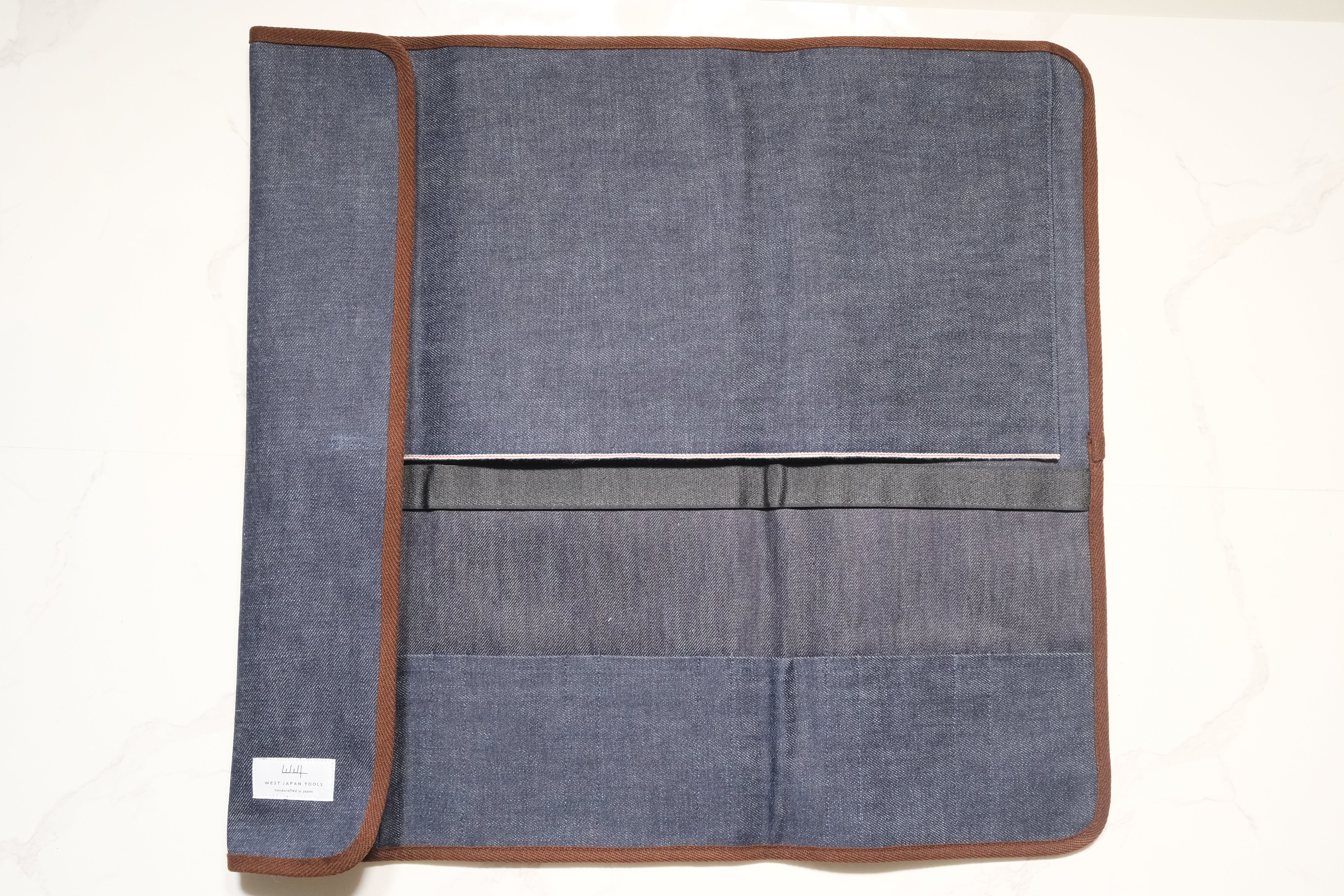 6'lı Knife Roll - Japon Denim