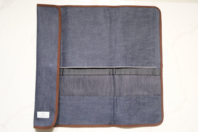 6-Pack Knife Roll - Japanese Denim