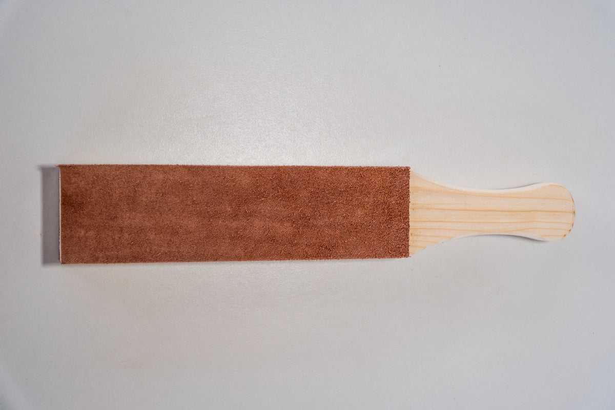 Ahşap Saplı Deri Masat (Yeni Versiyon)