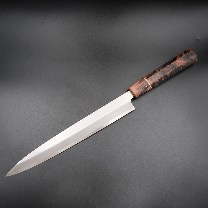 SK Çelik Yanagiba 240mm - Koyu Bakır Epoksi Saplı