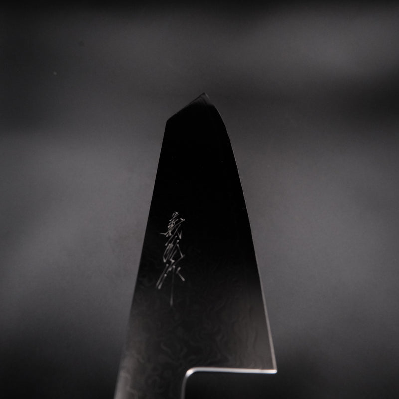 Yoshihiro Ginsan Kiritsuke Gyuto 210mm, k-tip uç yakın çekim